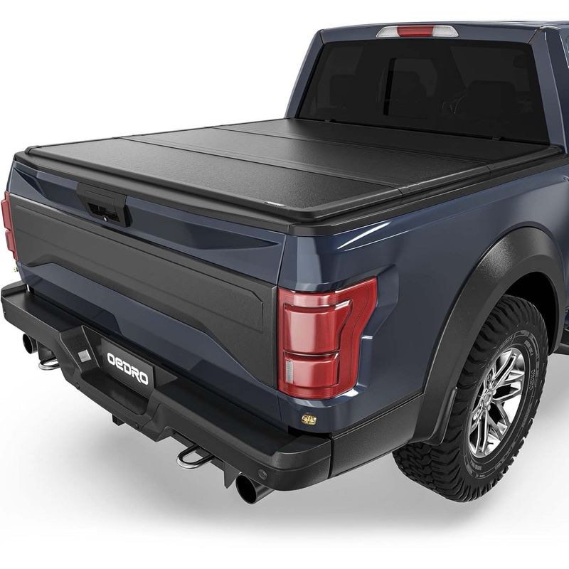 OEDRO FRP Hard Tri-fold Tonneau Cover Fold Truck Bed Covers Fits for Ford F150 F-150 2015-2026 with 5.5 Feet Bed