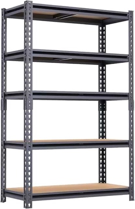 SAMRELAX 5 Tier Storage Shelves, 72" H x 35.55" W x 16" D Metal Heavy Duty Garage Shelving Unit, Adjustable Utility Rack Shelf for Basement Pantry Closet Shelves