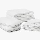 Resident Sleep Bundle - 2 Cooling Pillows, Sheet Set, & Mattress Protector King 
