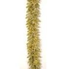 6” pre lit champagne tinsel garland 56168394
