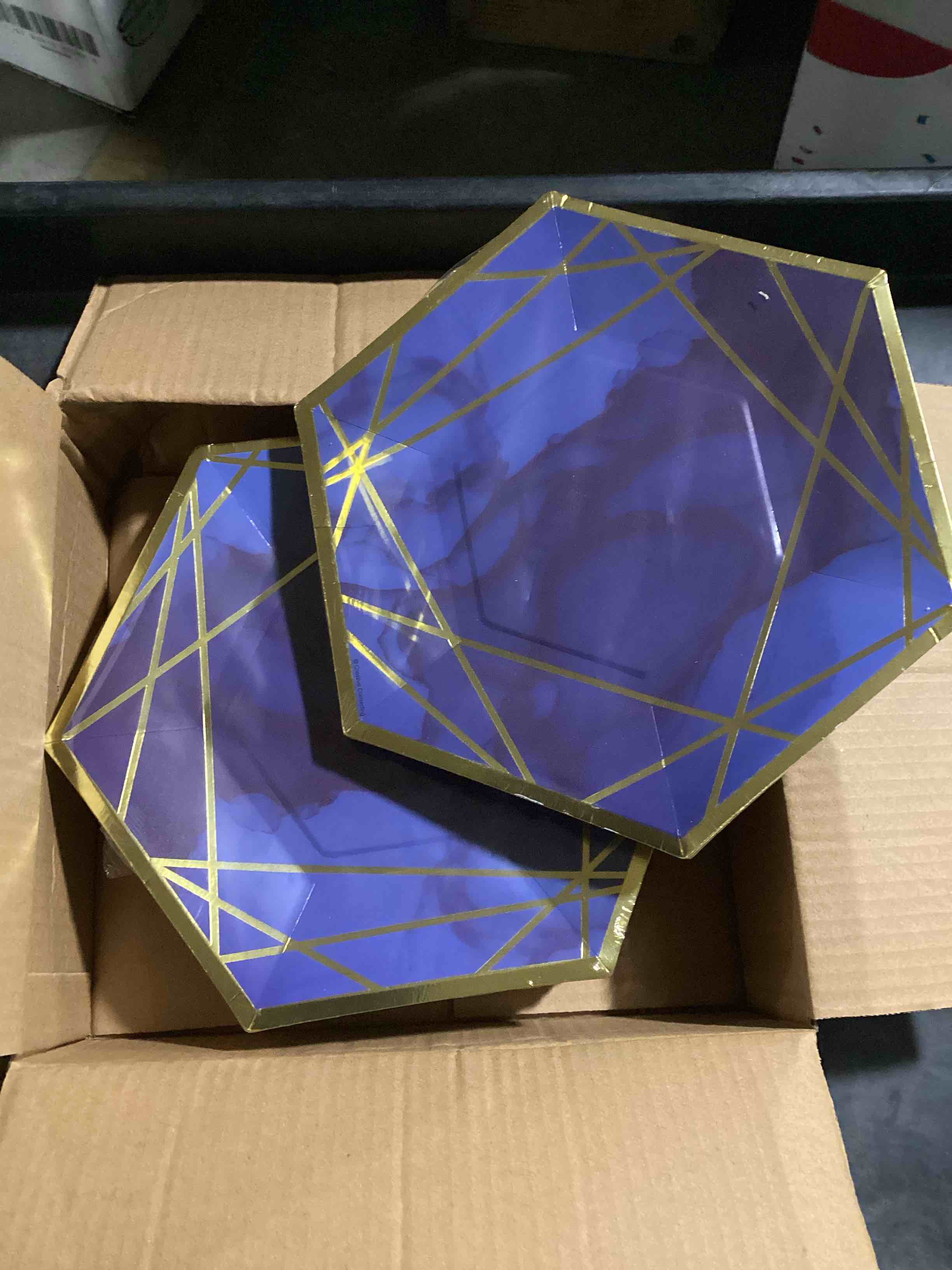 Pack of 12 (8ct) Paper Art Disposable Dinner Plates