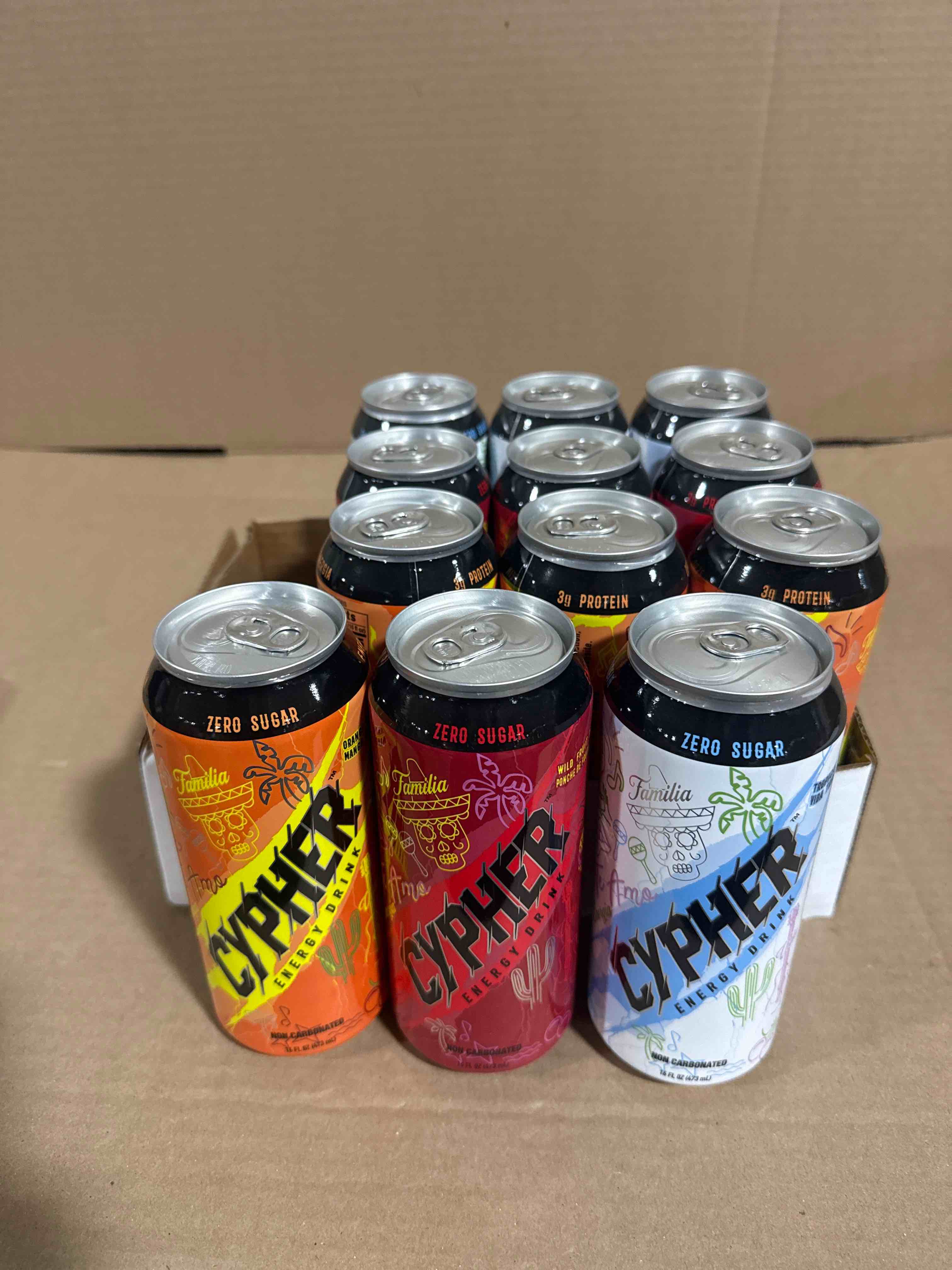 case of 12 cypher energy 3 flavors 