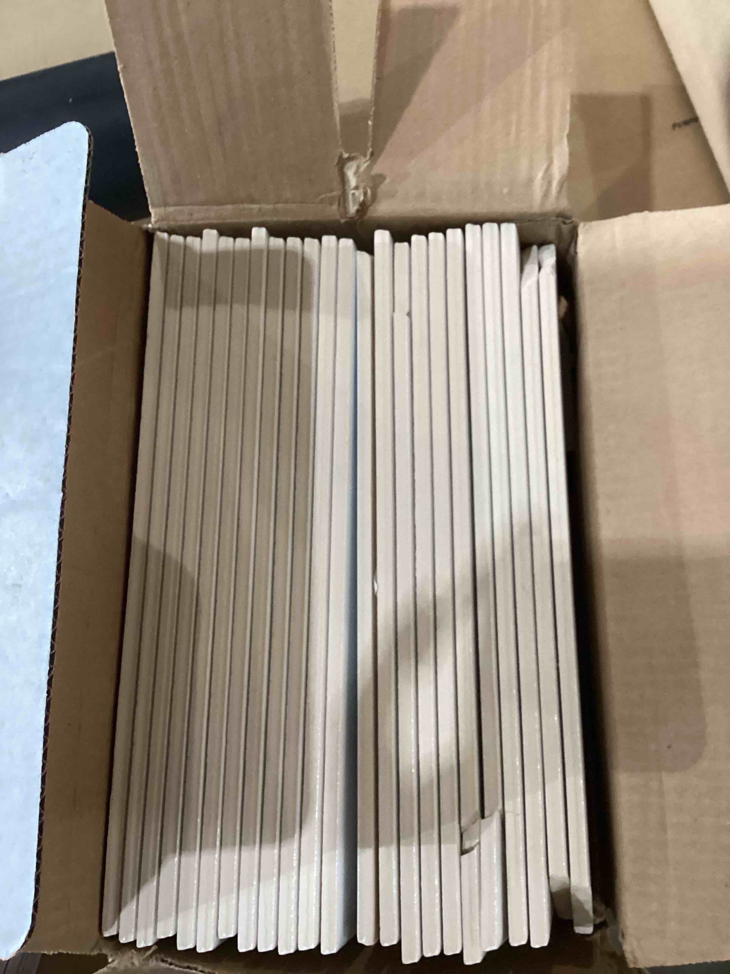 Condition photo showing As Is for daltile core classic true white ceramic wall tile