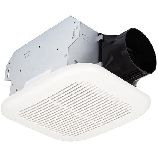 Utilitech 1.5-Sone 100-CFM White Bathroom Fan with Humidity Sensor (ENERGY STAR Certified)