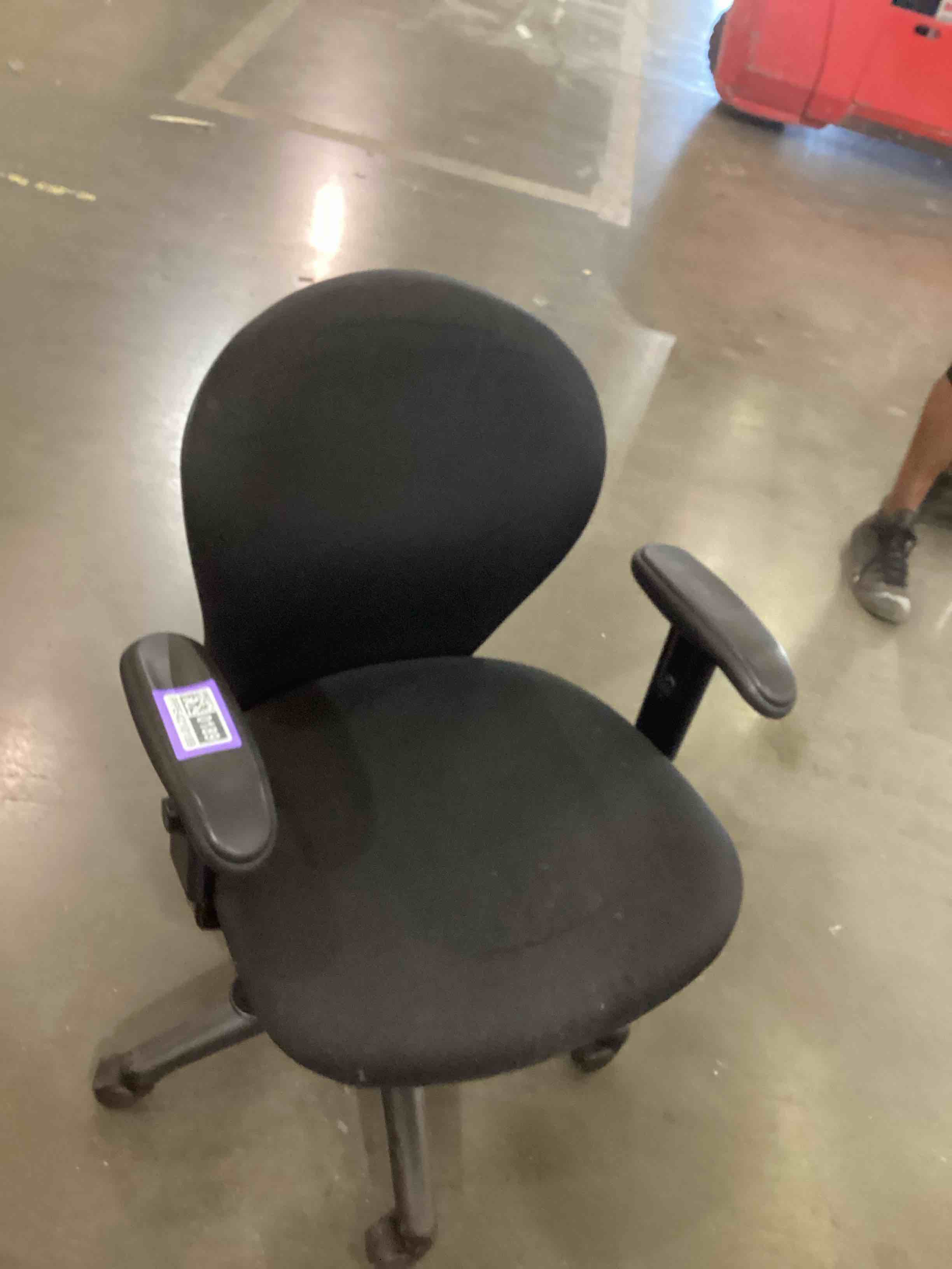 Condition photo showing As Is for this appears to be a nightingale cxo 6200 office chair.  