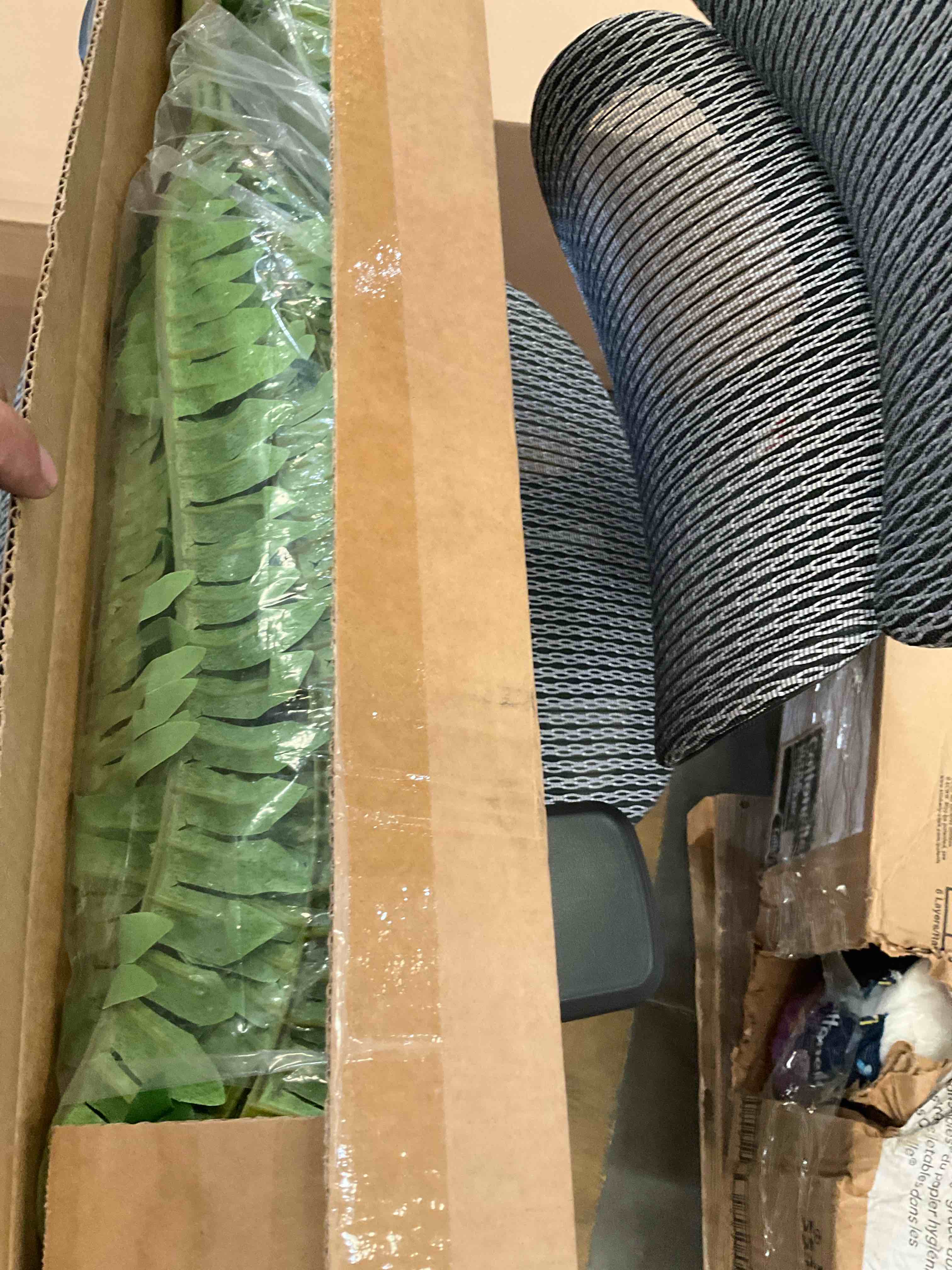 FOREST PRINCE 45" Fake Ferns, Realistic Large Artificial Bush Plants, 2 Artificial Boston Ferns with