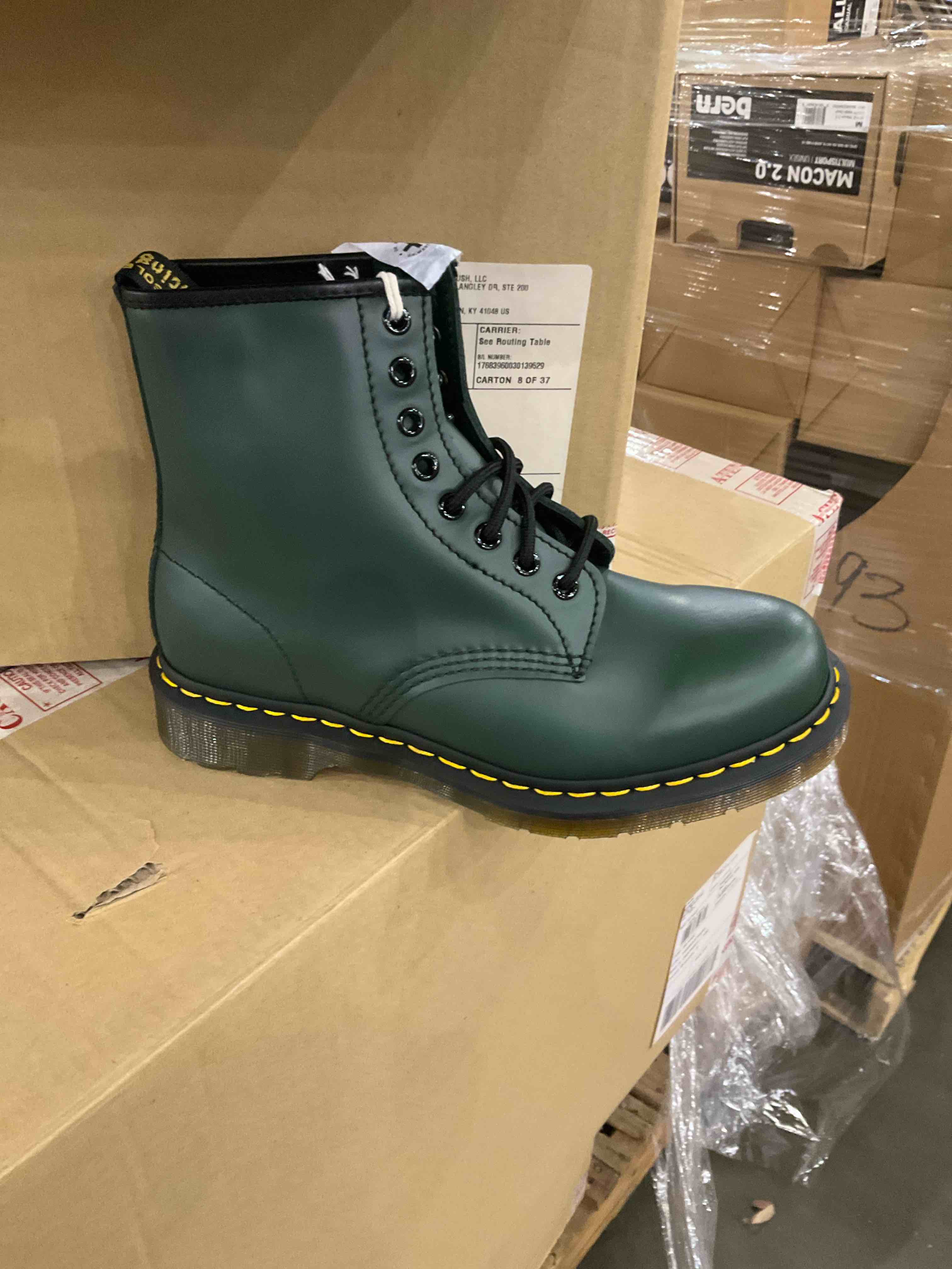 Condition photo showing New/Like New for Dr. Martens 1460 Boots Green
