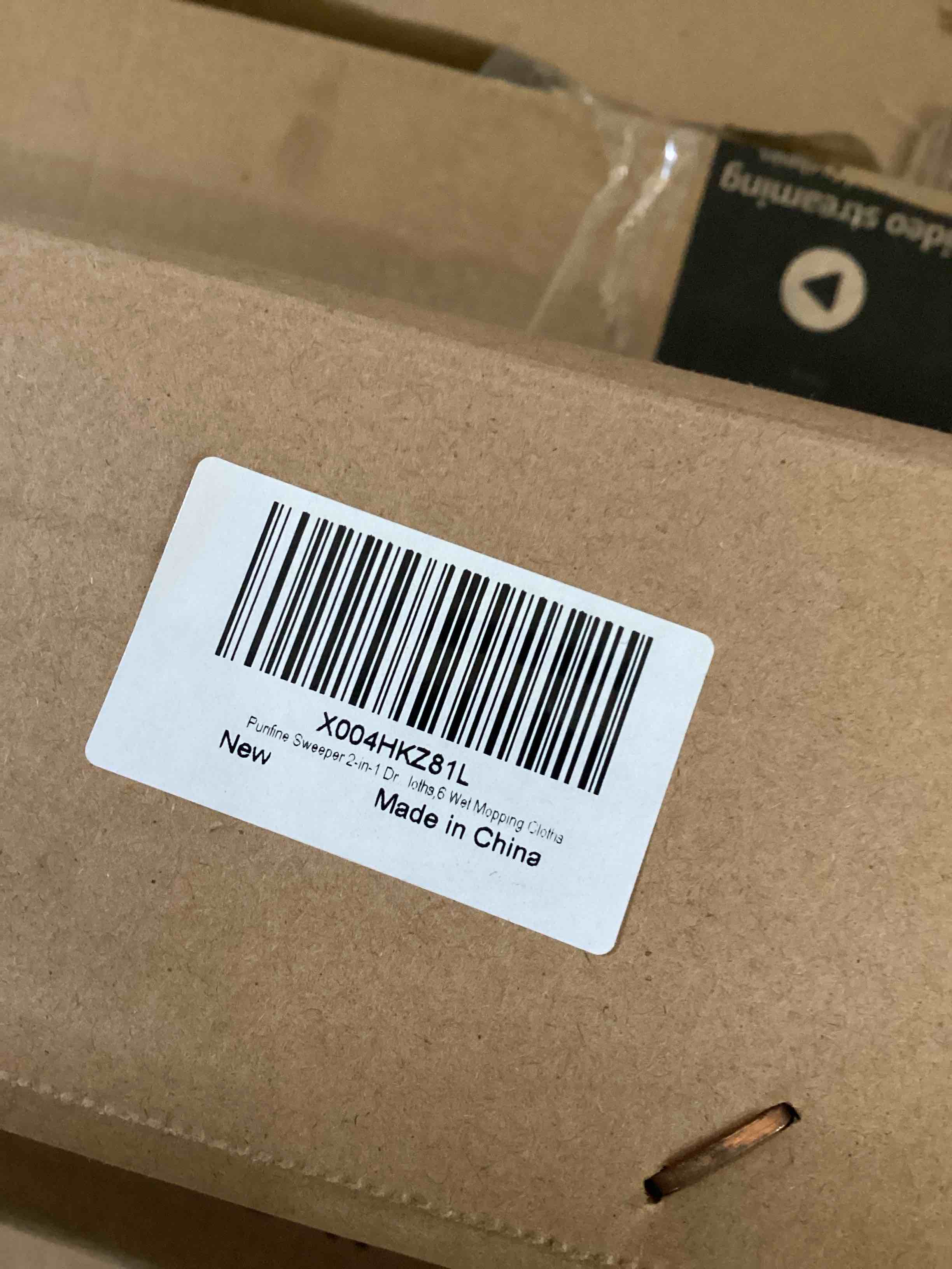 Condition photo showing As Is for Sweeper 2-in-1 Dry + Wet Cleaning Tool,Professional Floor Mopping and Sweeping Kit Includes 1 Sweeper,40 Dry Sweeping Cloths,6 Wet Mopping Cloths