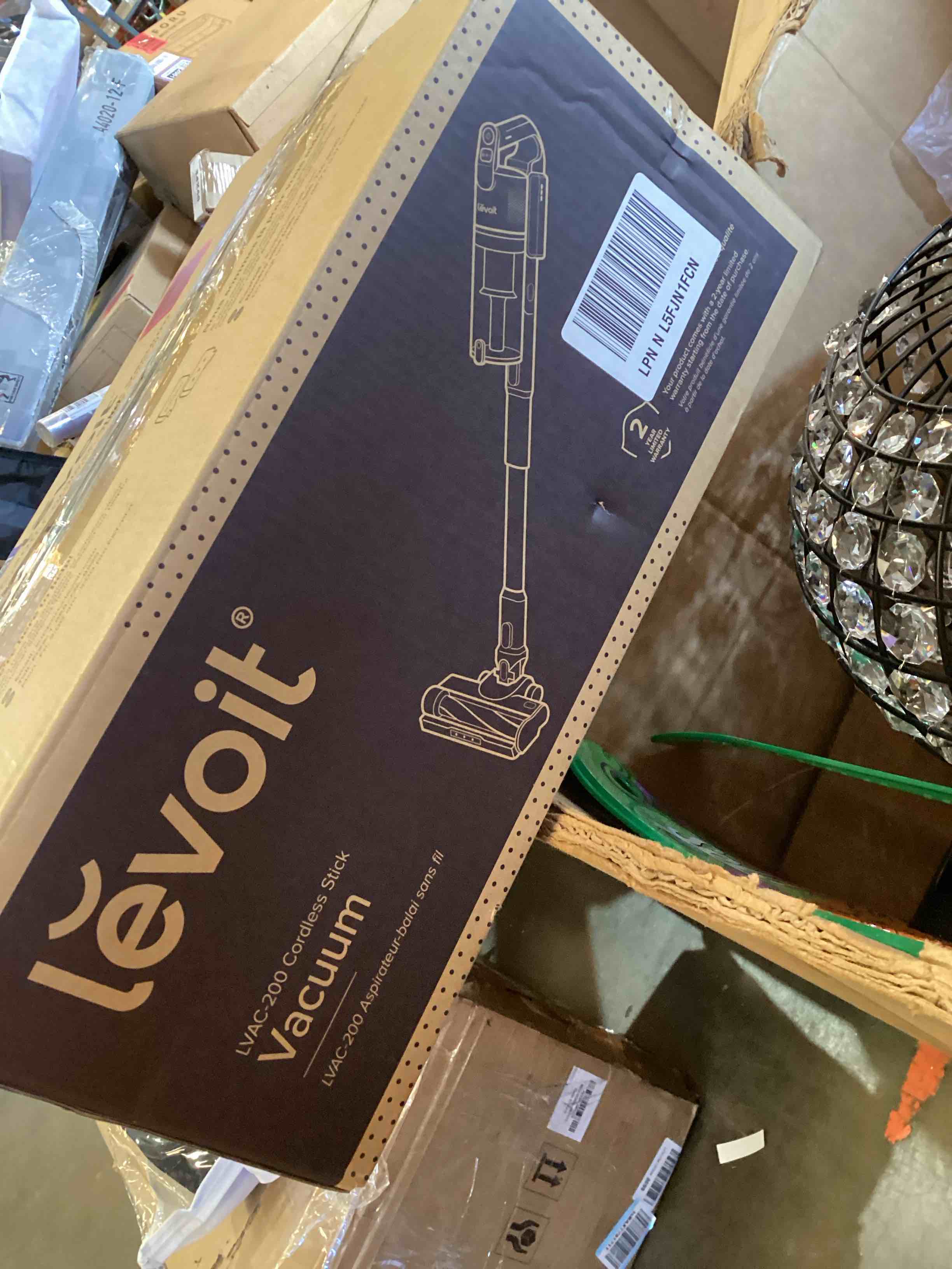 Condition photo showing As Is for LEVOIT Cordless Vacuum Cleaner, Stick Vac with Tangle-Resistant Design, Up to 50 Minutes, Powerful Suction, Rechargeable, Lightweight, and Versatile for Carpet, Hard Floor, Pet Hair, LVAC-200 LVAC-200 Essential