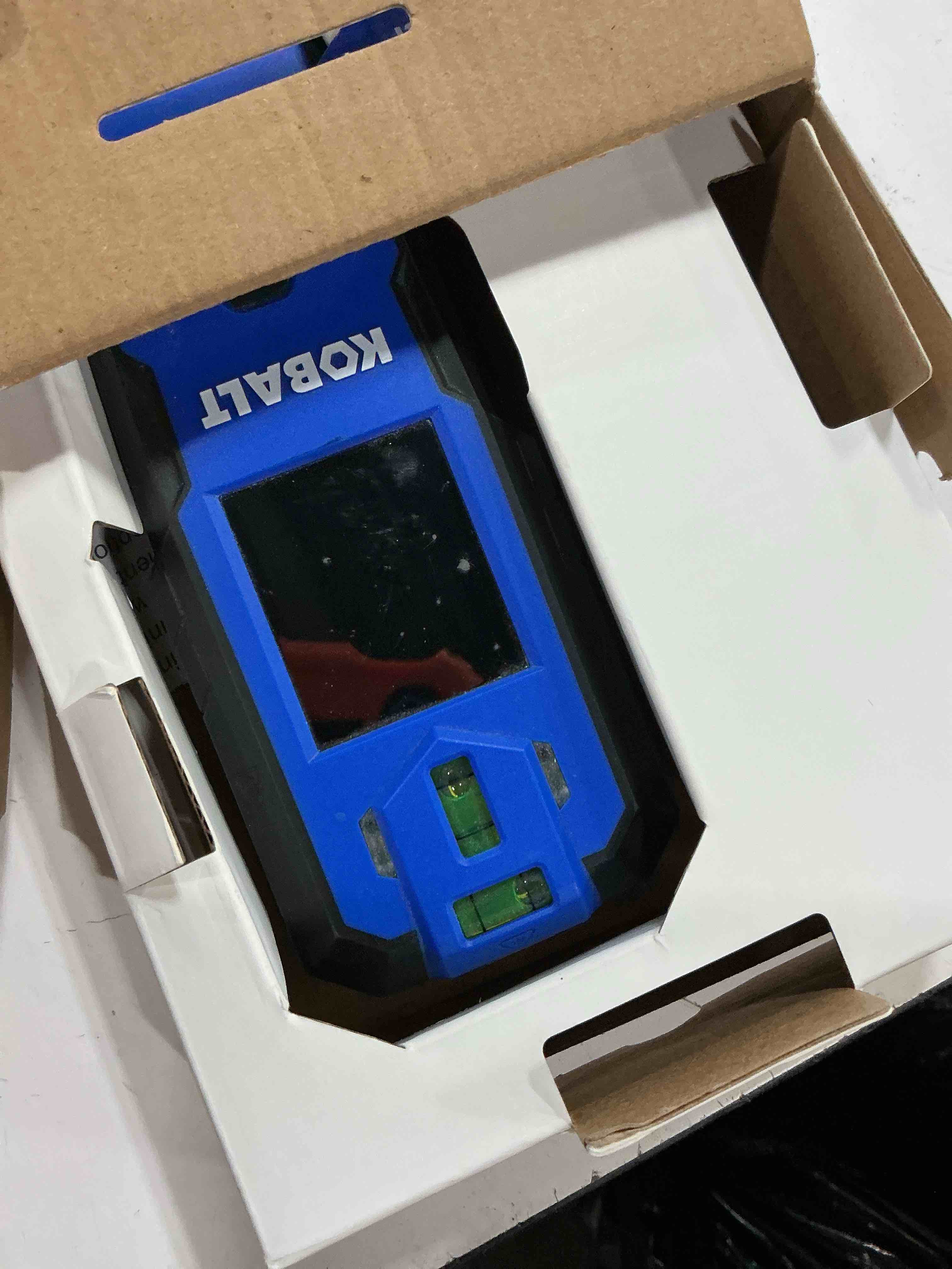 Condition photo showing As Is for kobalt 30-ft red line generator laser level kit