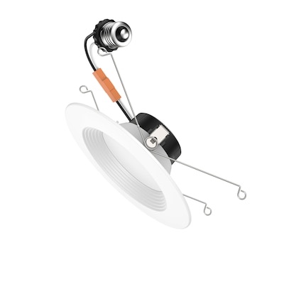 utilitech white 6-in 1250 -lumens switchable white round dimmable led wet rated recessed