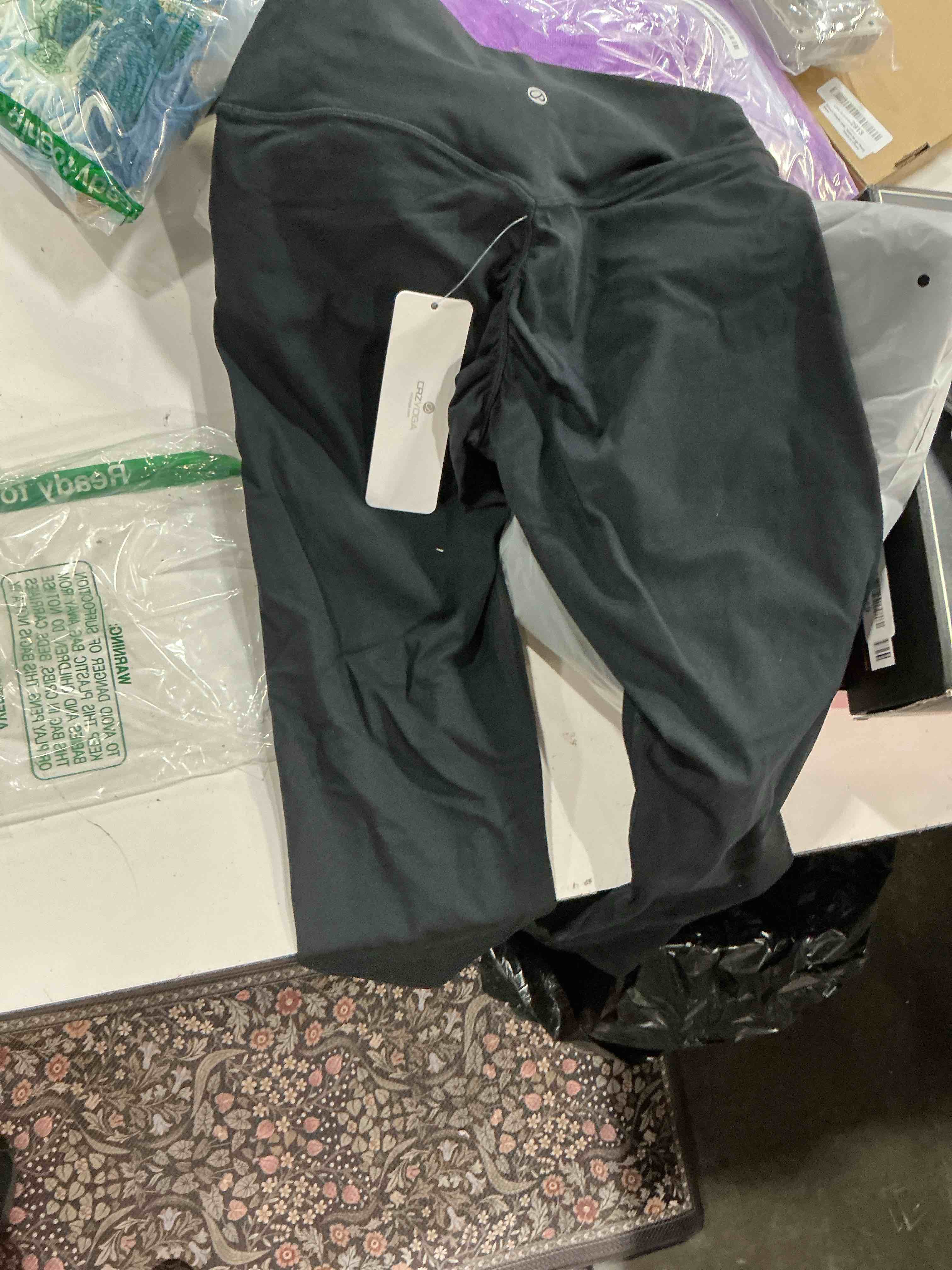Condition photo showing New/Like New for crz yoga secretsculpt butterlift workout leggings 25" - no front seam high waisted womens yoga pants booty scrunch butt