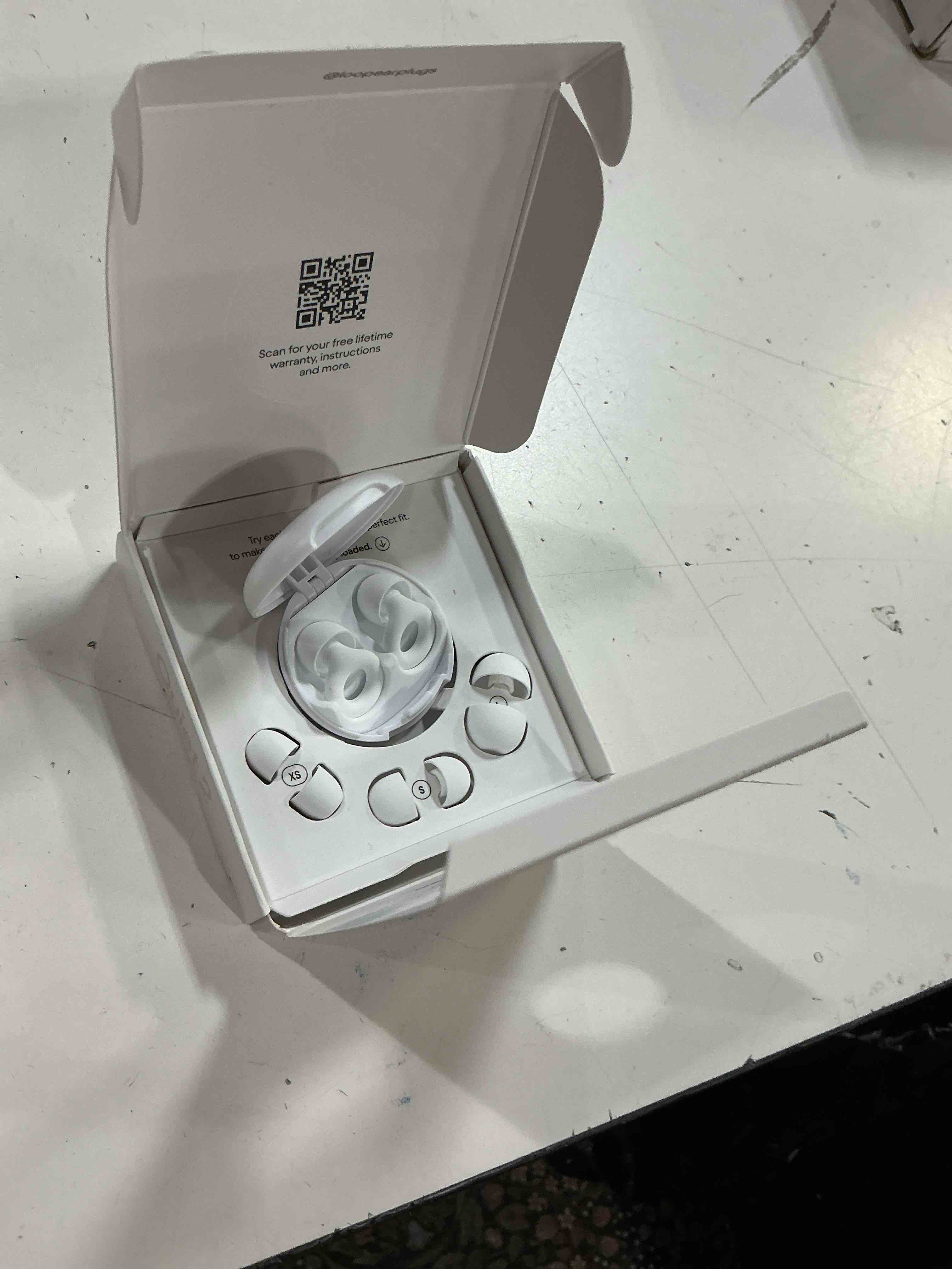 Condition photo showing New/Like New for loop quiet 2 ear plugs - ultra-comfy reusable noise-reducing earplugs for sleep, deep focus, travel, sensitivity | flexible hearing protection | customizable fit | 24db (snr) noise reduction