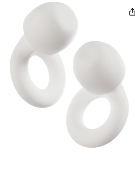 loop quiet 2 ear plugs - ultra-comfy reusable noise-reducing earplugs for sleep, deep focus, travel, sensitivity | flexible hearing protection | customizable fit | 24db (snr) noise reduction