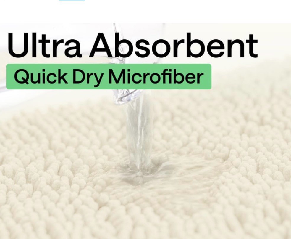 bathroom floor mat