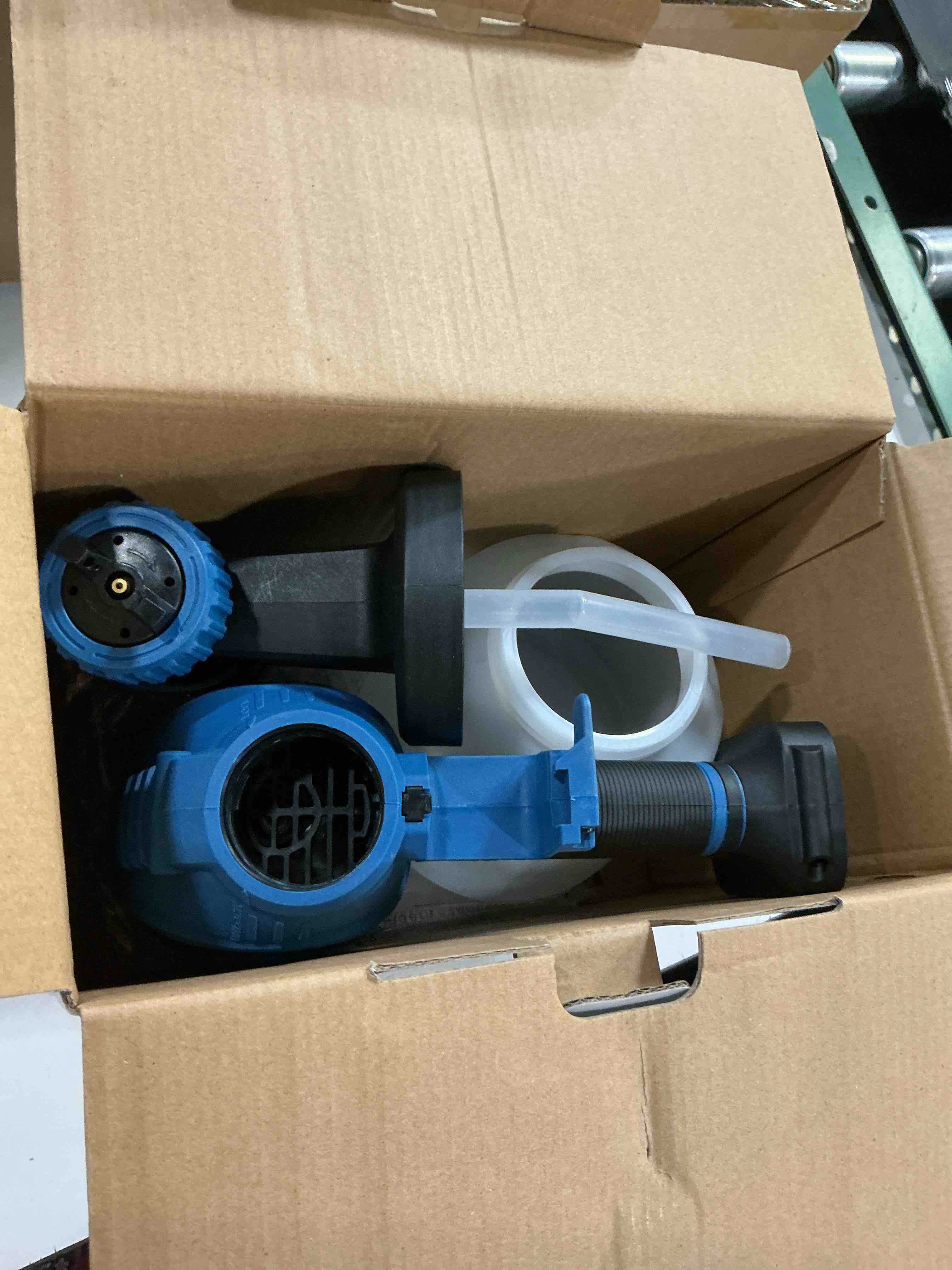 Condition photo showing New/Like New for cordless paint sprayer 90000rpm high speed electric spray paint gun with 1400ml high capacity container easy to clean for house painting furniture home interior blue(not include battery)