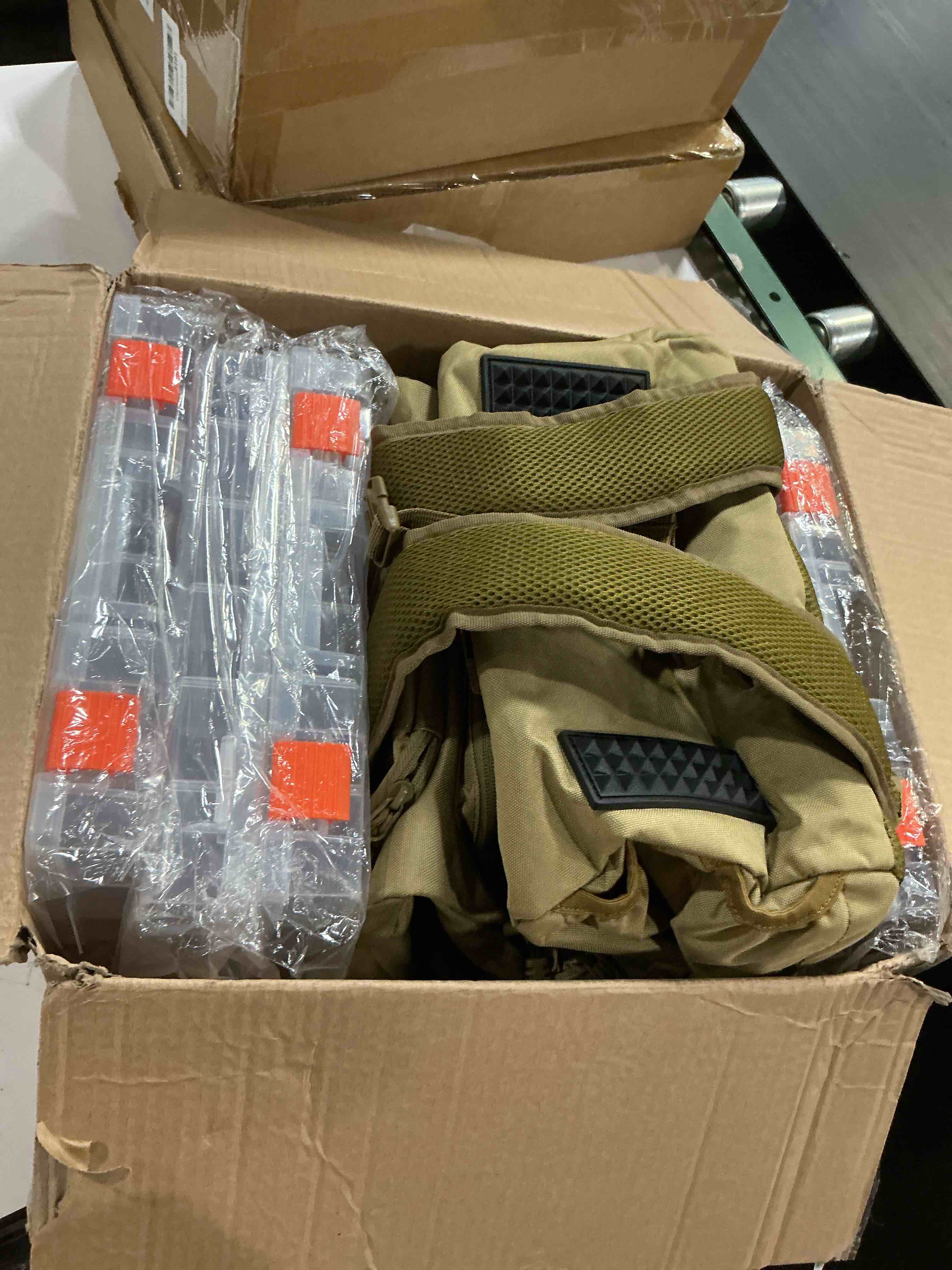 Condition photo showing New/Like New for kastking fishing tackle bags - saltwater & freshwater fishing bags - water resistant, padded shoulder strap - gear storage tan