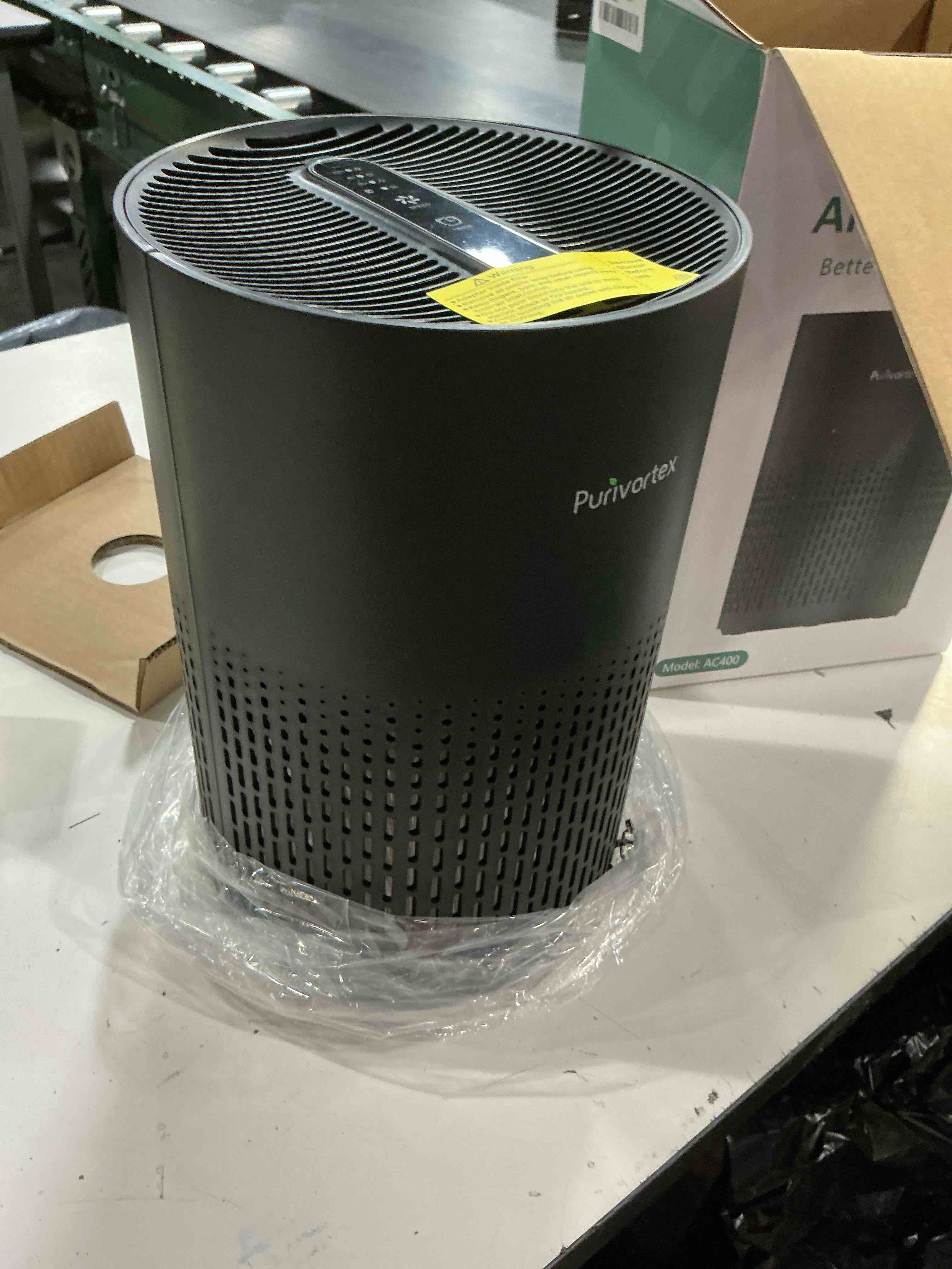 Condition photo showing Good Condition for air purifiers for bedroom, h13 true hepa filter for a11ergies, pollen, smoke, dusts, pets dander, odor, hair, ozone free, 20db quiet for home, room, kitchen, sgs certificaion - ac400 black