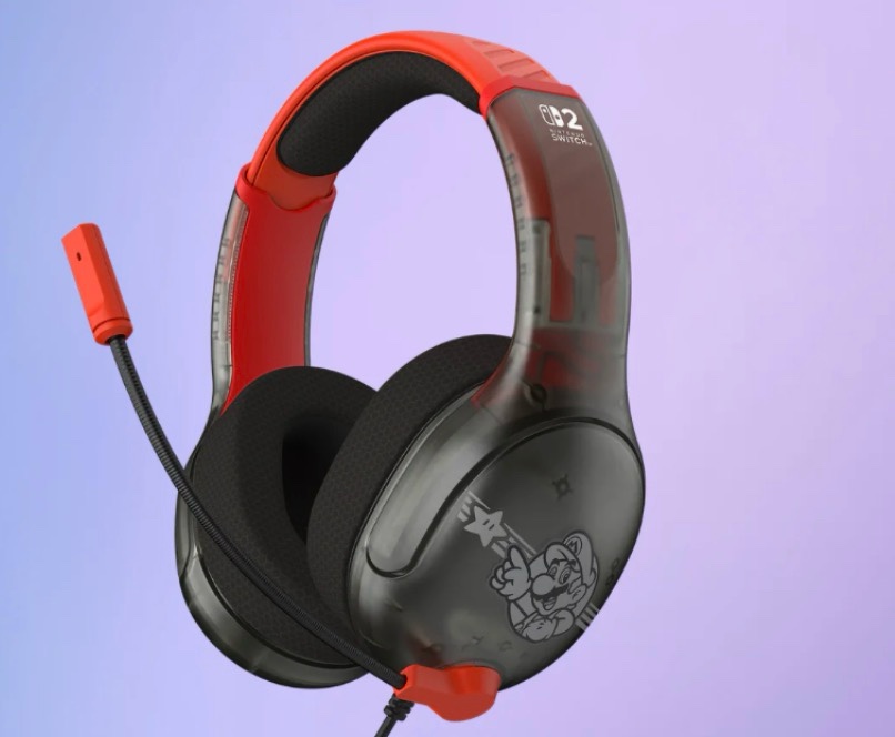 turtle beach airlite™ fit wired gaming headset for nintendo switch™ 2 - charcoal black