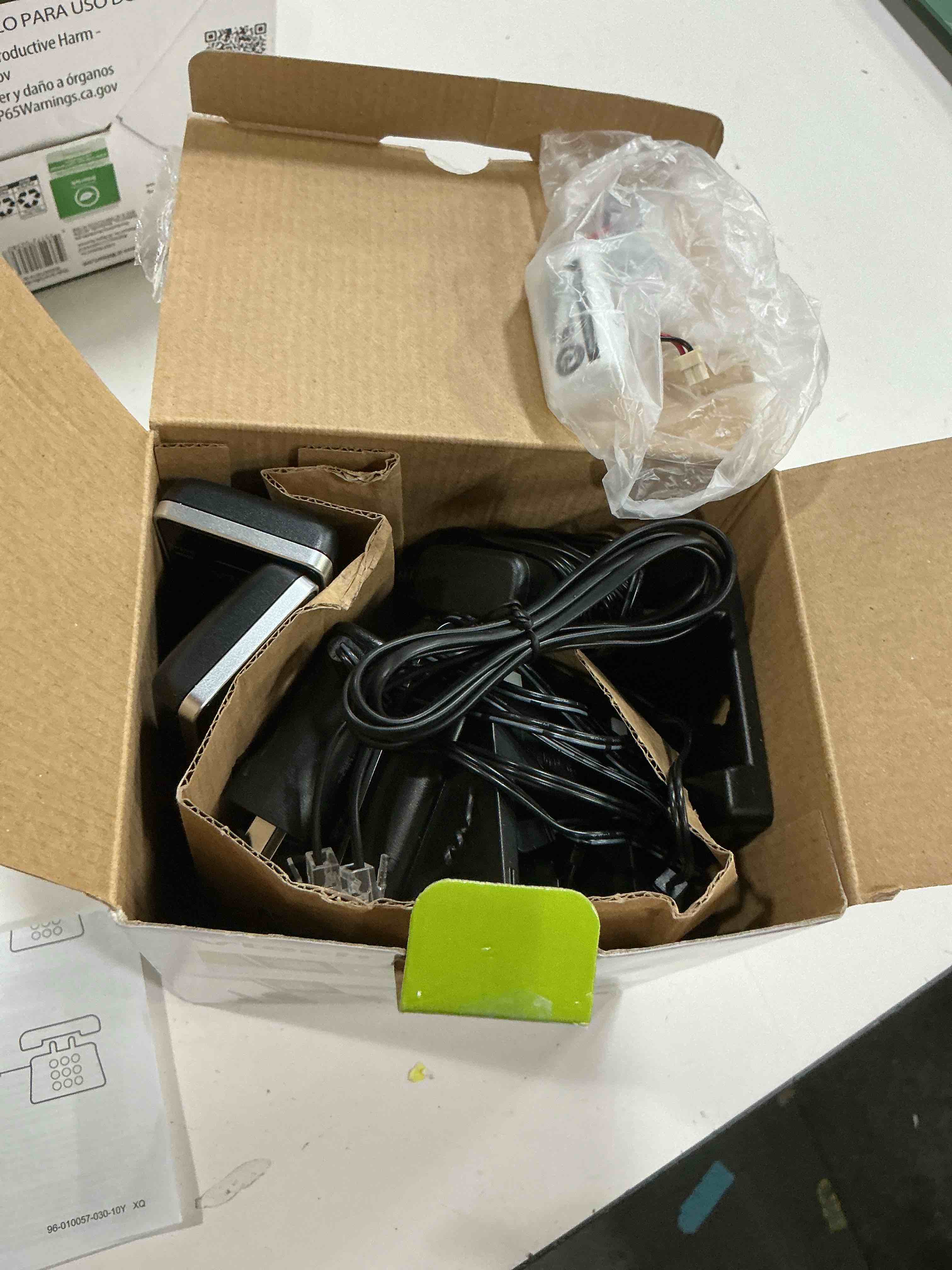 Condition photo showing As Is for vtech cs6919-2 dect 6.0 cordless phone with caller id and handset speakerphone  2 handsets  silver/black