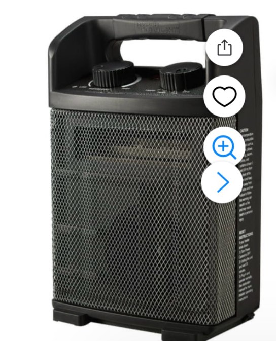 hyper tough new 1500w heavy duty utility heater