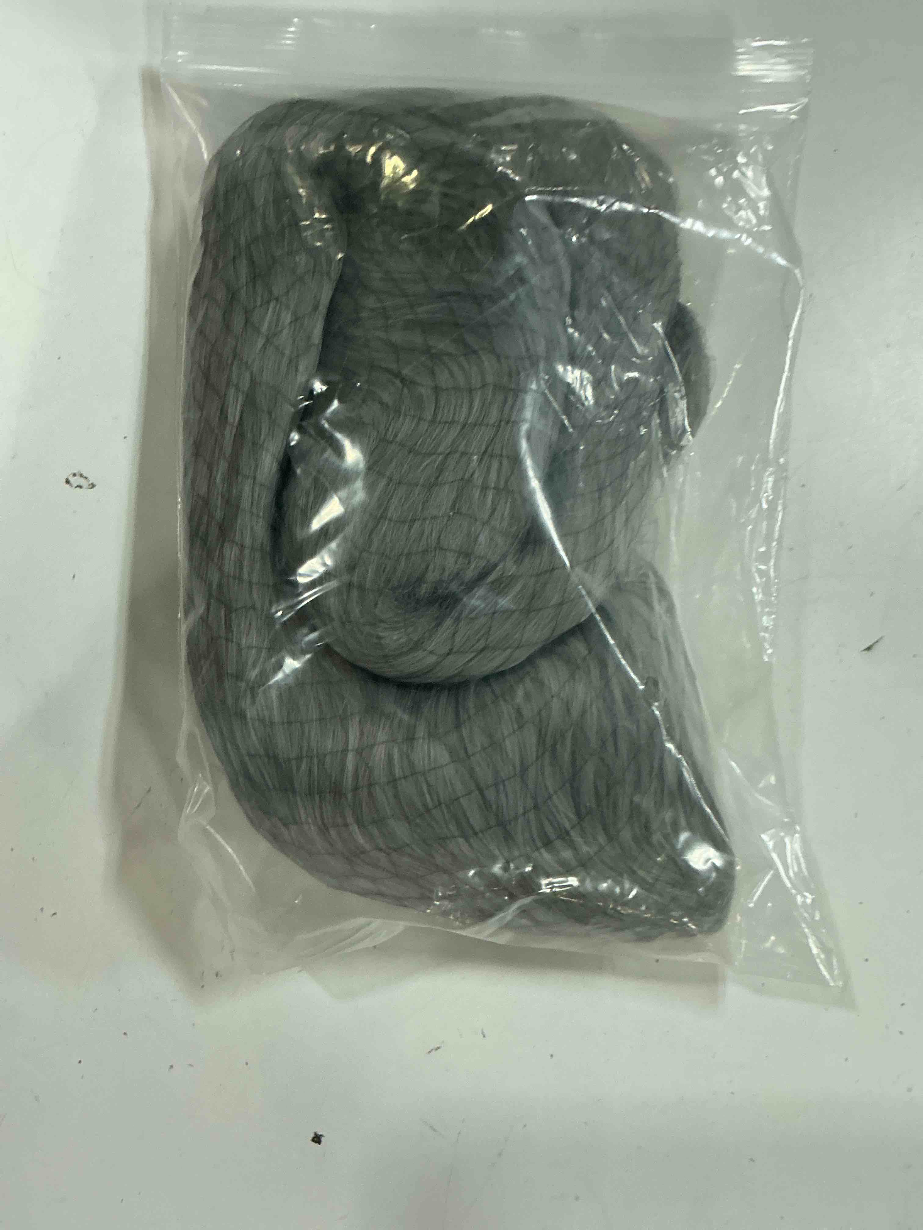 Condition photo showing As Is for wizard beard and wig, long wavy grey cosplay wig for men halloween costume boys beard wig