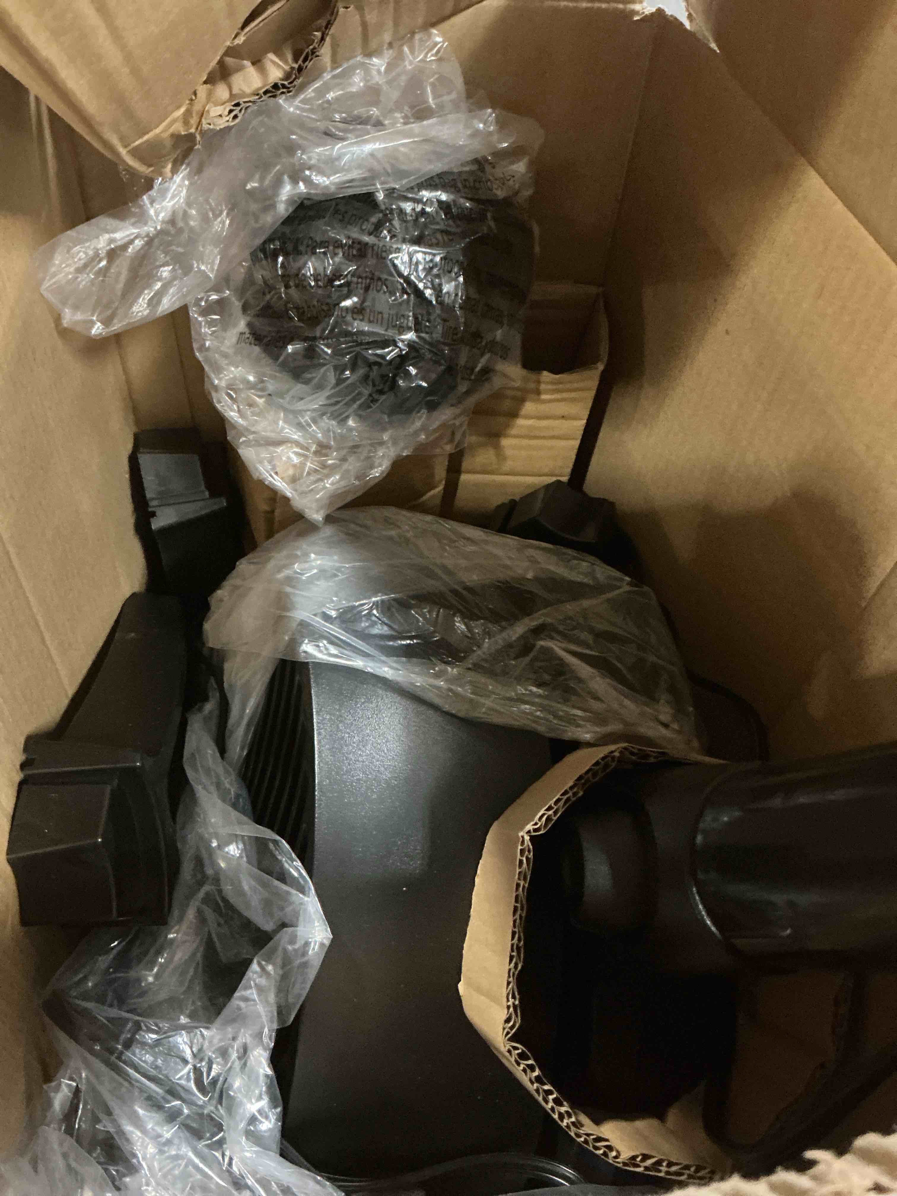 Condition photo showing As Is for vornado 683 medium pedestal whole room air circulator fan, 3 speed control, adjustable standing height, 32 to 38 inches, black