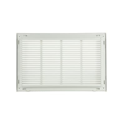 reliabilt 24-in x 12 -in steel white sidewall/ceiling return air filter grille