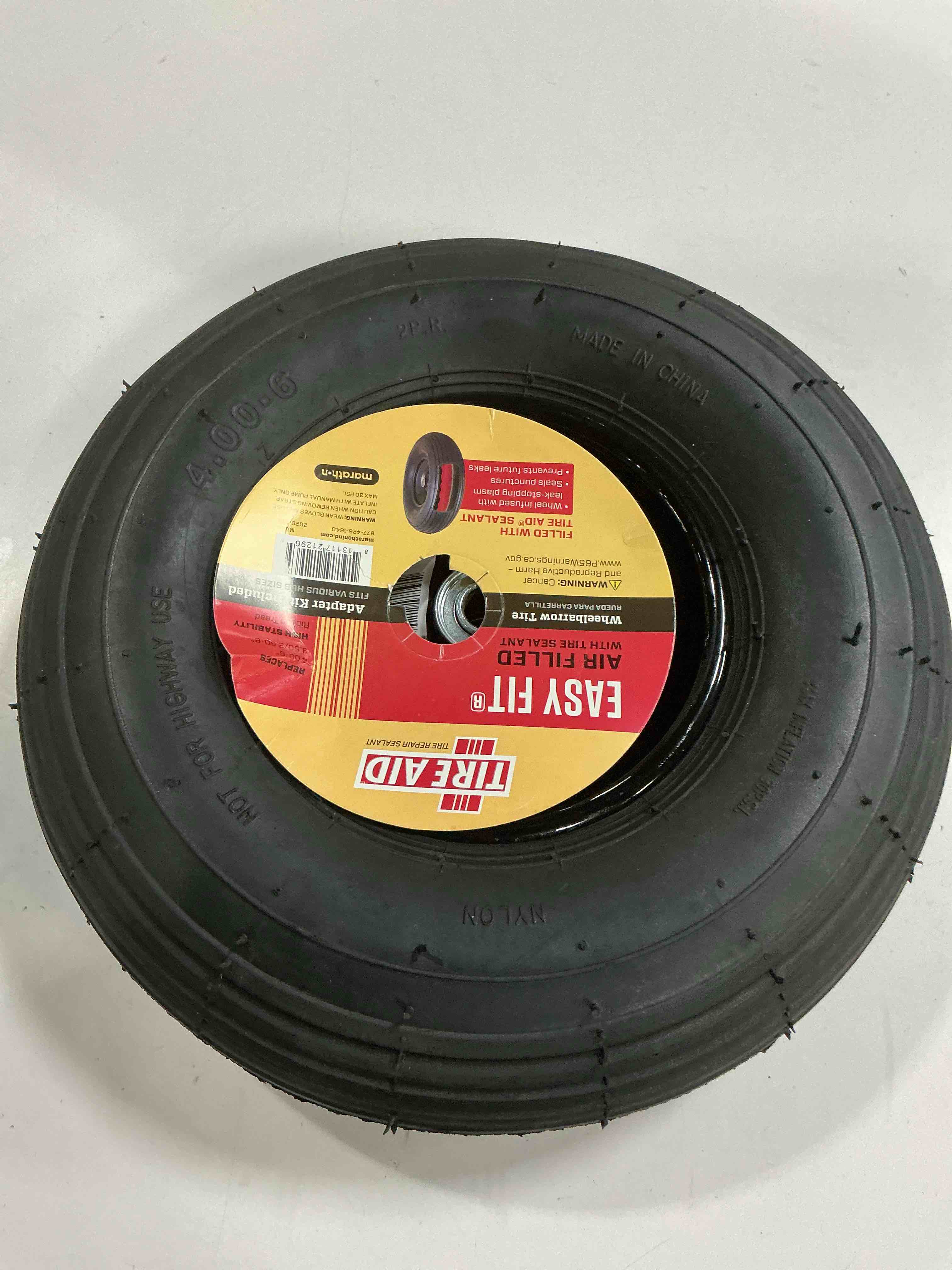 Condition photo showing Good Condition for marathon wheel barrow wheel with tire sealant
