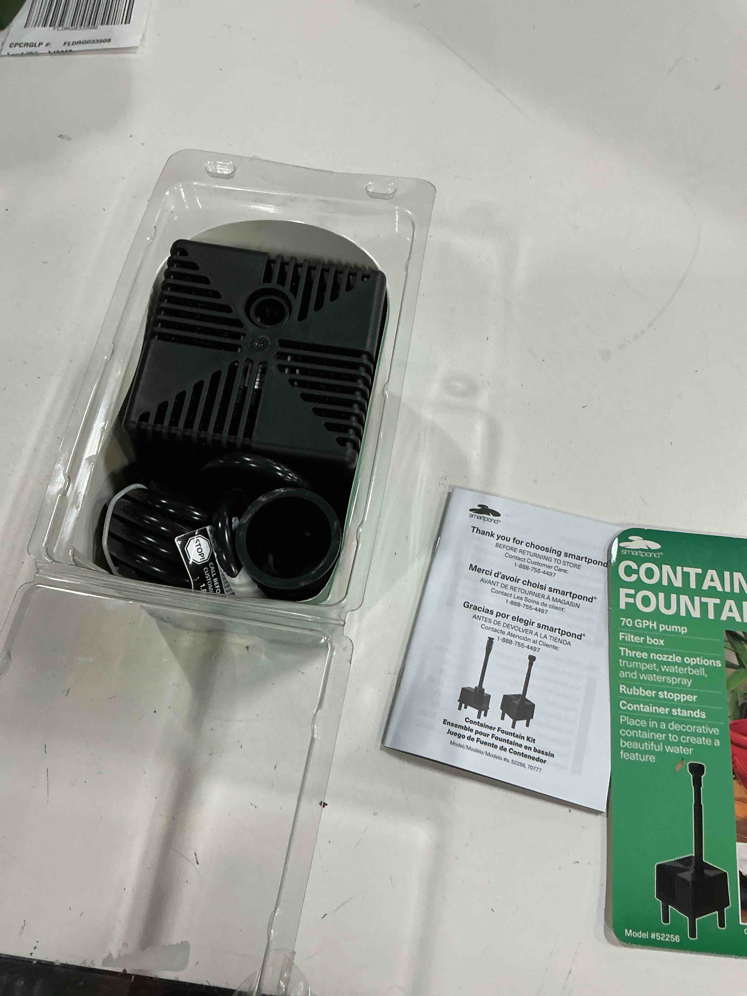 Condition photo showing Good Condition for smart pond container fountain kit