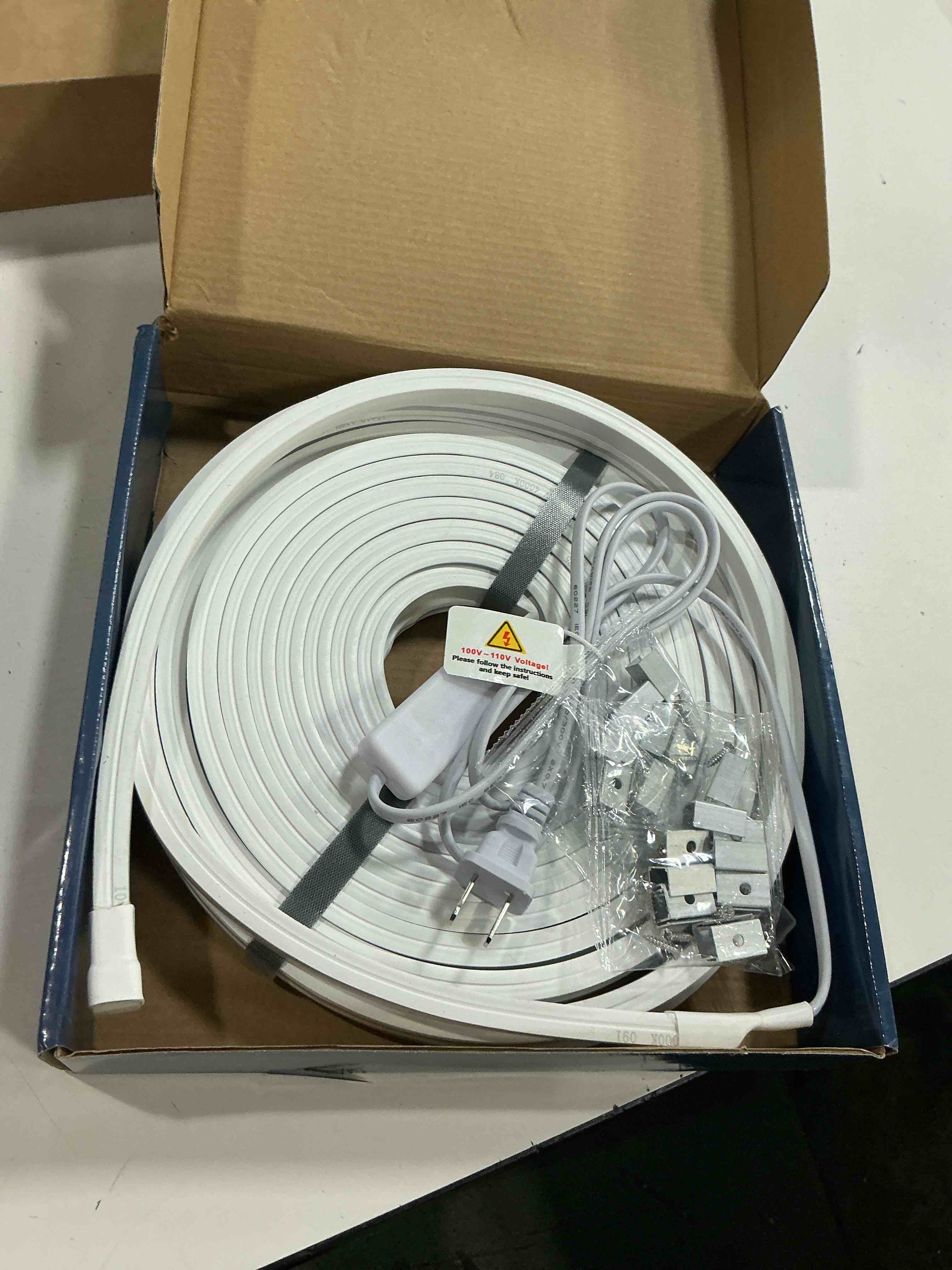 Condition photo showing New/Like New for led strip lights neutral white 4000k,32.8ft 110-120v neon rope lights,flexible silicone outdoor waterproof neon strip lights for bedroom,mirror,kitchen cabinet, living room,halloween decor neutral white 32.8ft