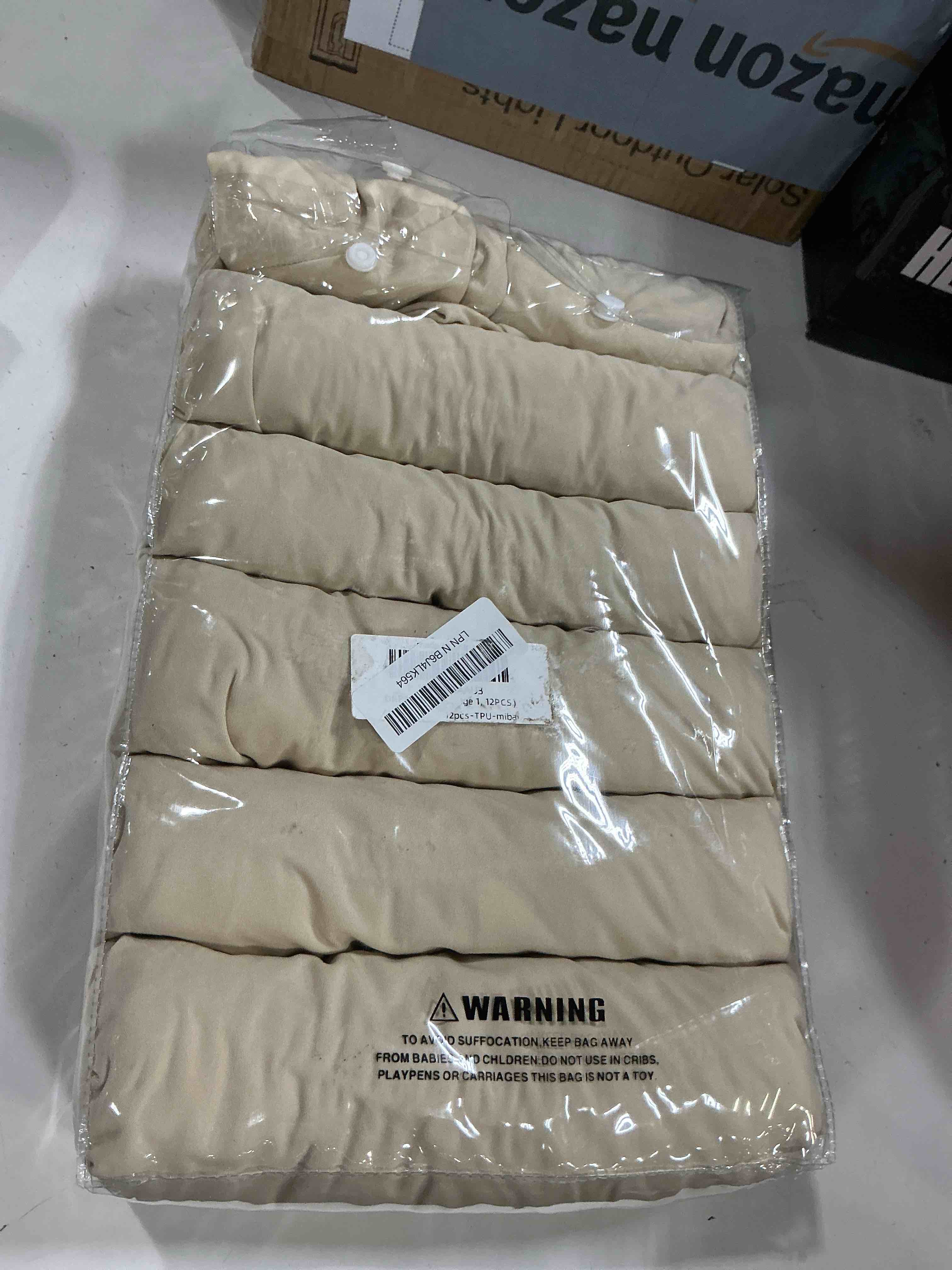 Condition photo showing Good Condition for 12pcs outdoor cushion covers, patio cushion covers,stretch elastic slipcovers, replacement washable & reusable furniture protector for patio couch (beige,cover only) 12pcs-solid color beige