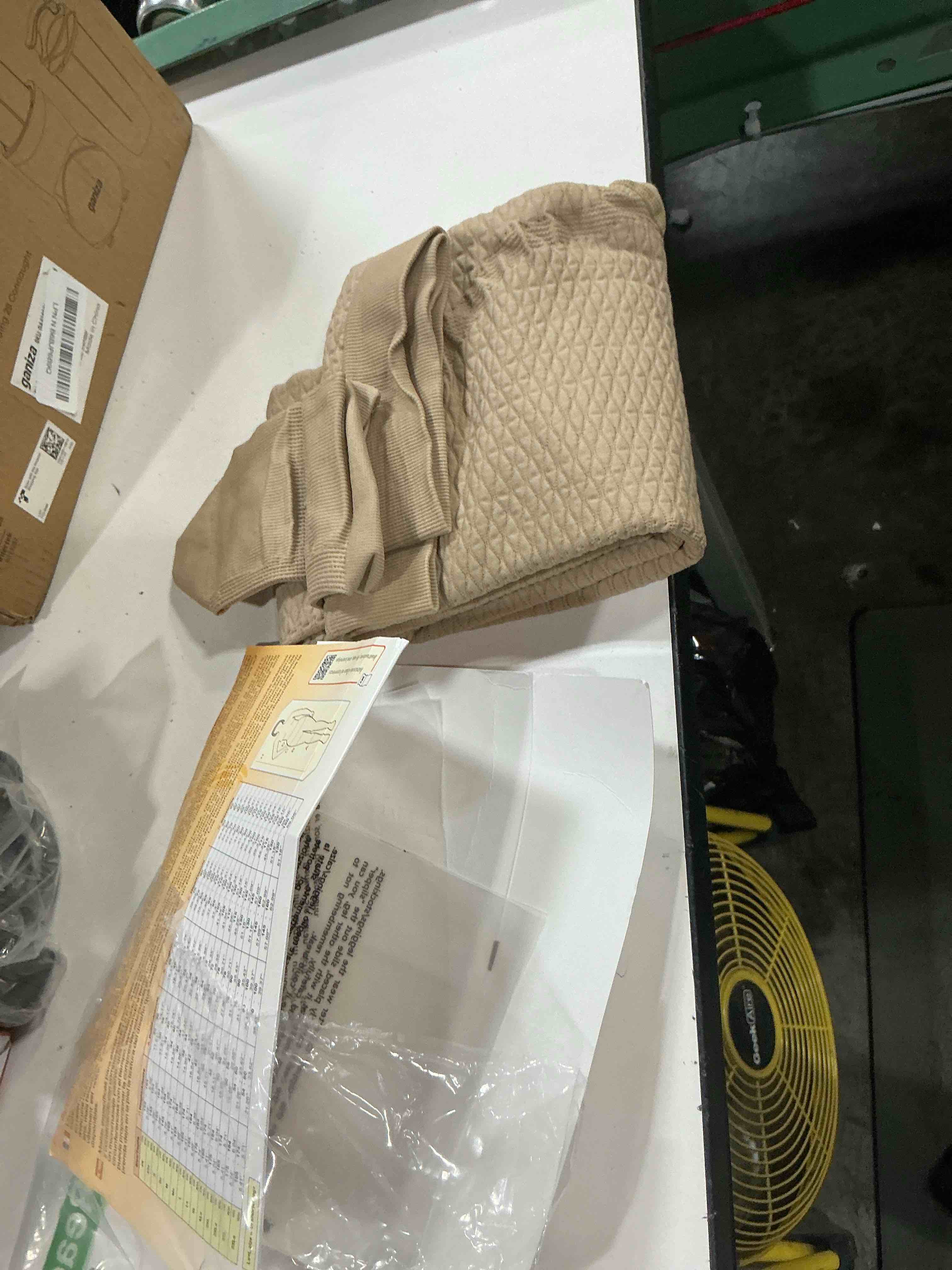 Condition photo showing Good Condition for czsalus flat knit lipedema, lymphedema support slimming compression leggins (kl1 18-21 mmhg) medium short nude