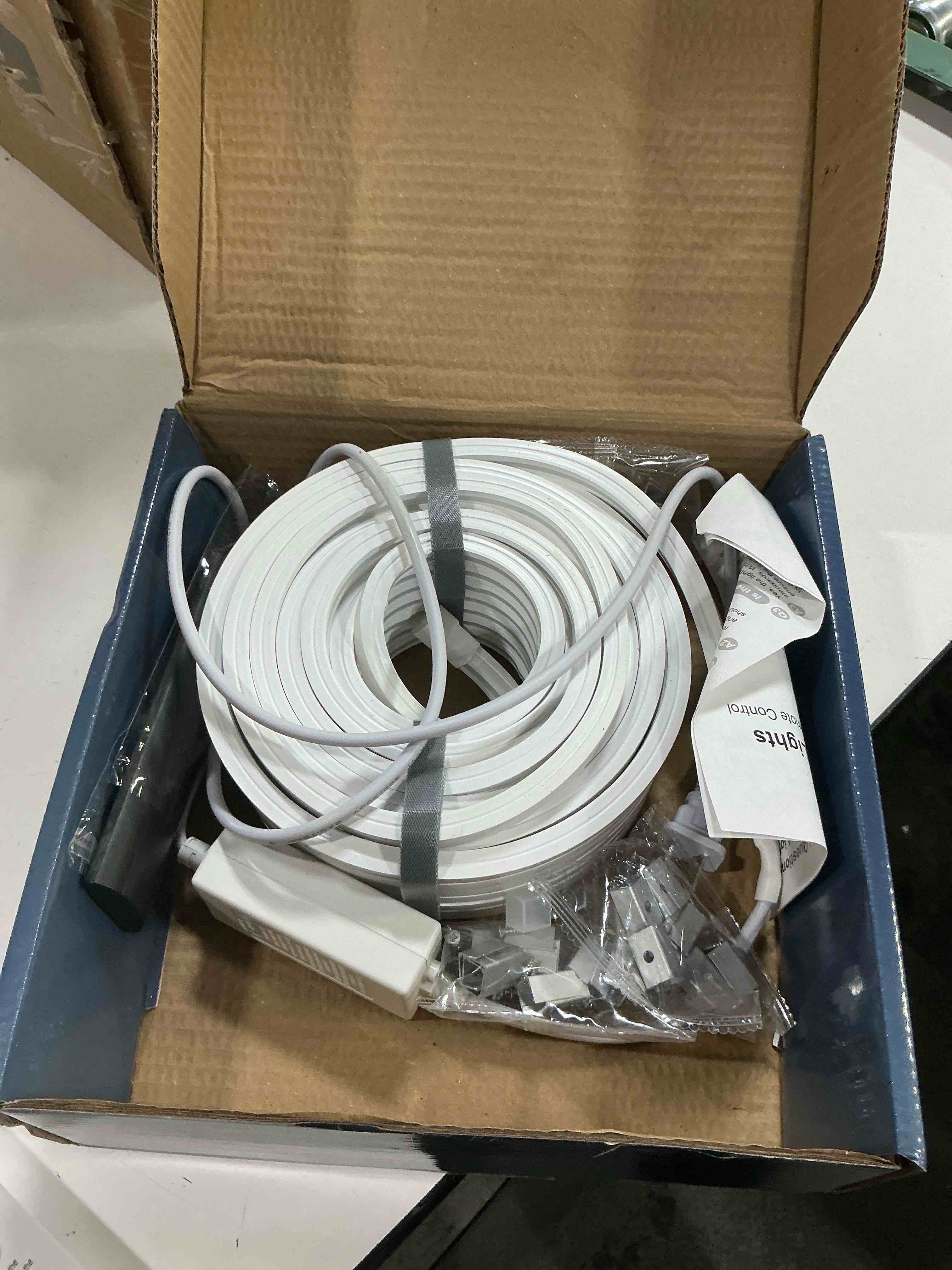 Condition photo showing New/Like New for led strip lights 49.2ft 110-120v,dimmable silicone neon rope lights,flexible outdoor waterproof neon strip lights for mirror,kitchen,cabinet,diy lighting