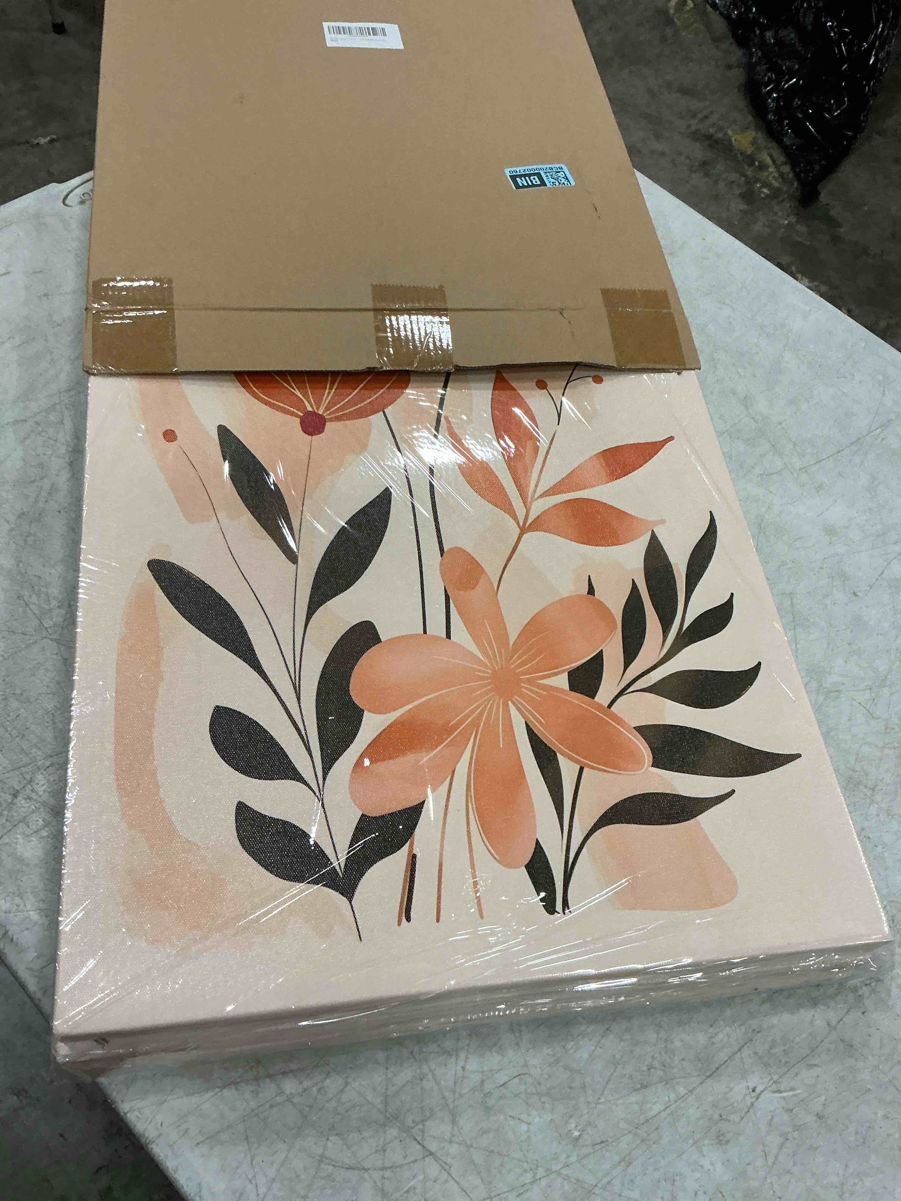 Condition photo showing New/Like New for 3pcs boho floral plant canvas wall art eclectic flower wall decor watercolor flowers painting pictures modern nature botanical poster prints for bedroom livingroom office home decoration 16x24 yellow flowers plant 16x24in canvas
