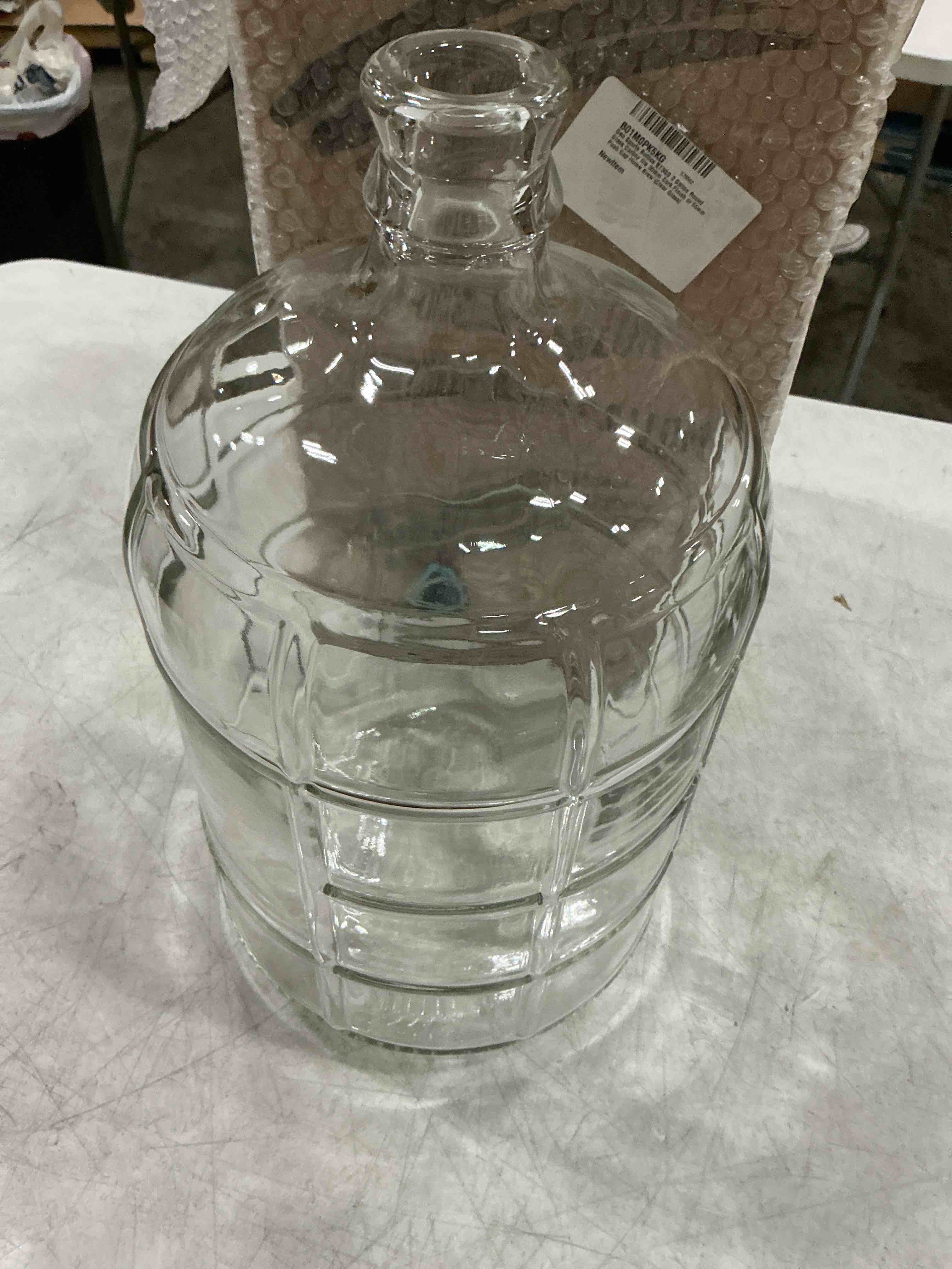 Condition photo showing New/Like New for geo sports bottles 3 gallon round glass carboy fits 30mm cork finish or 55mm push cap home brew (clear glass) (bt3gg)