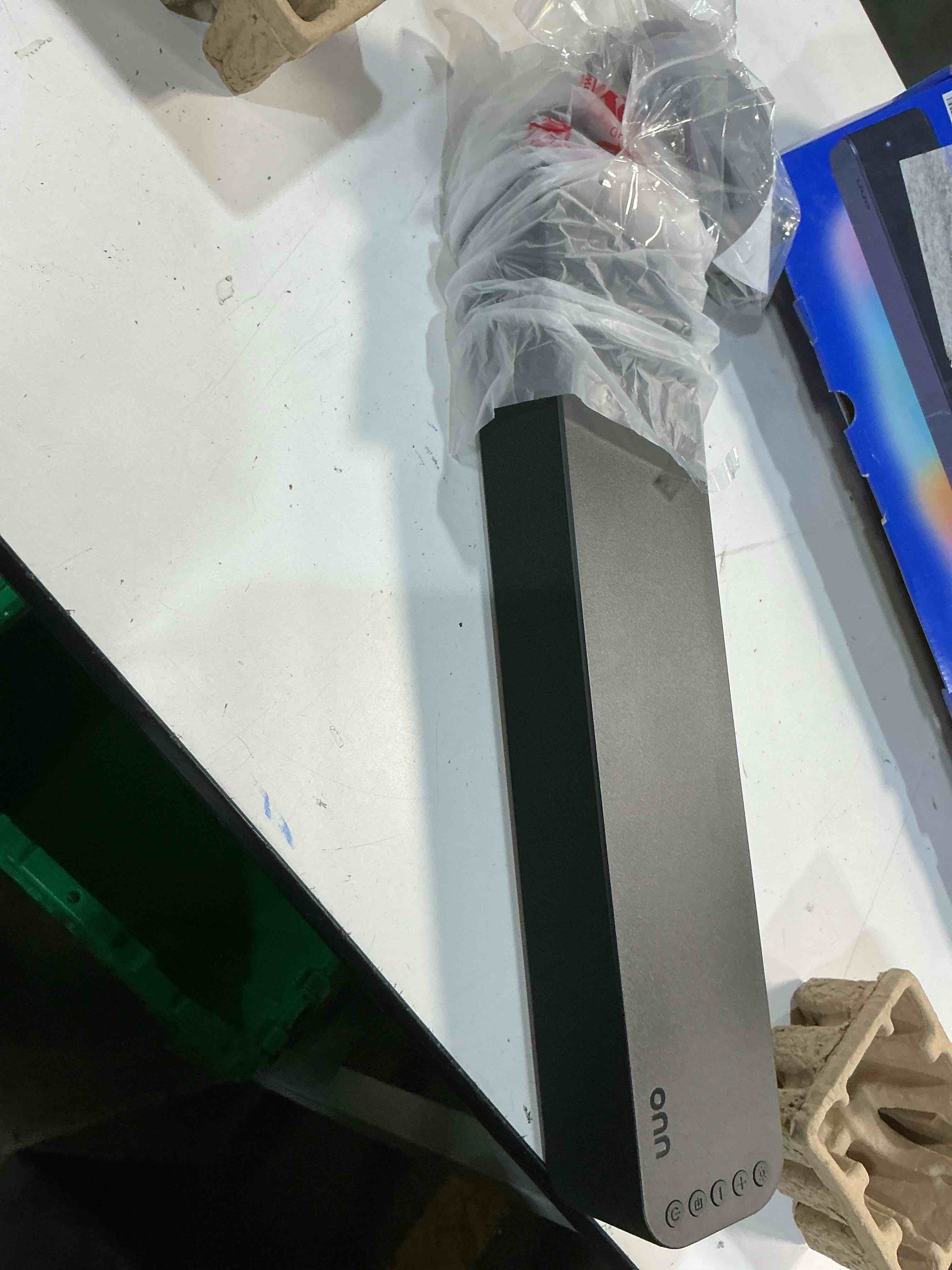 Condition photo showing Good Condition for onn. 2.0 led soundbar with 2 speakers  20