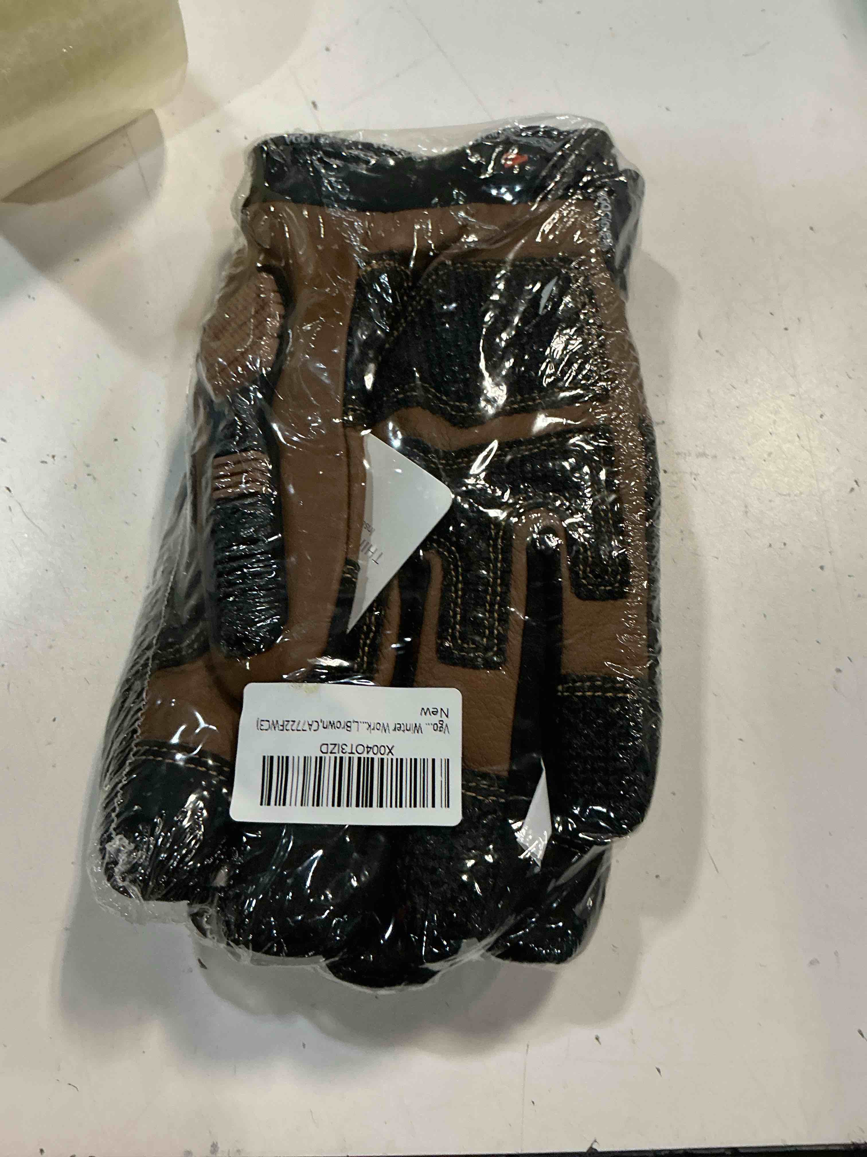 Condition photo showing New/Like New for vgo... winter work gloves for men,kevlar gloves,cut resistant, en388 level 3 ansi a3, 3d anti-impact,touchscreen?(ca7722fwc3) x-large brown