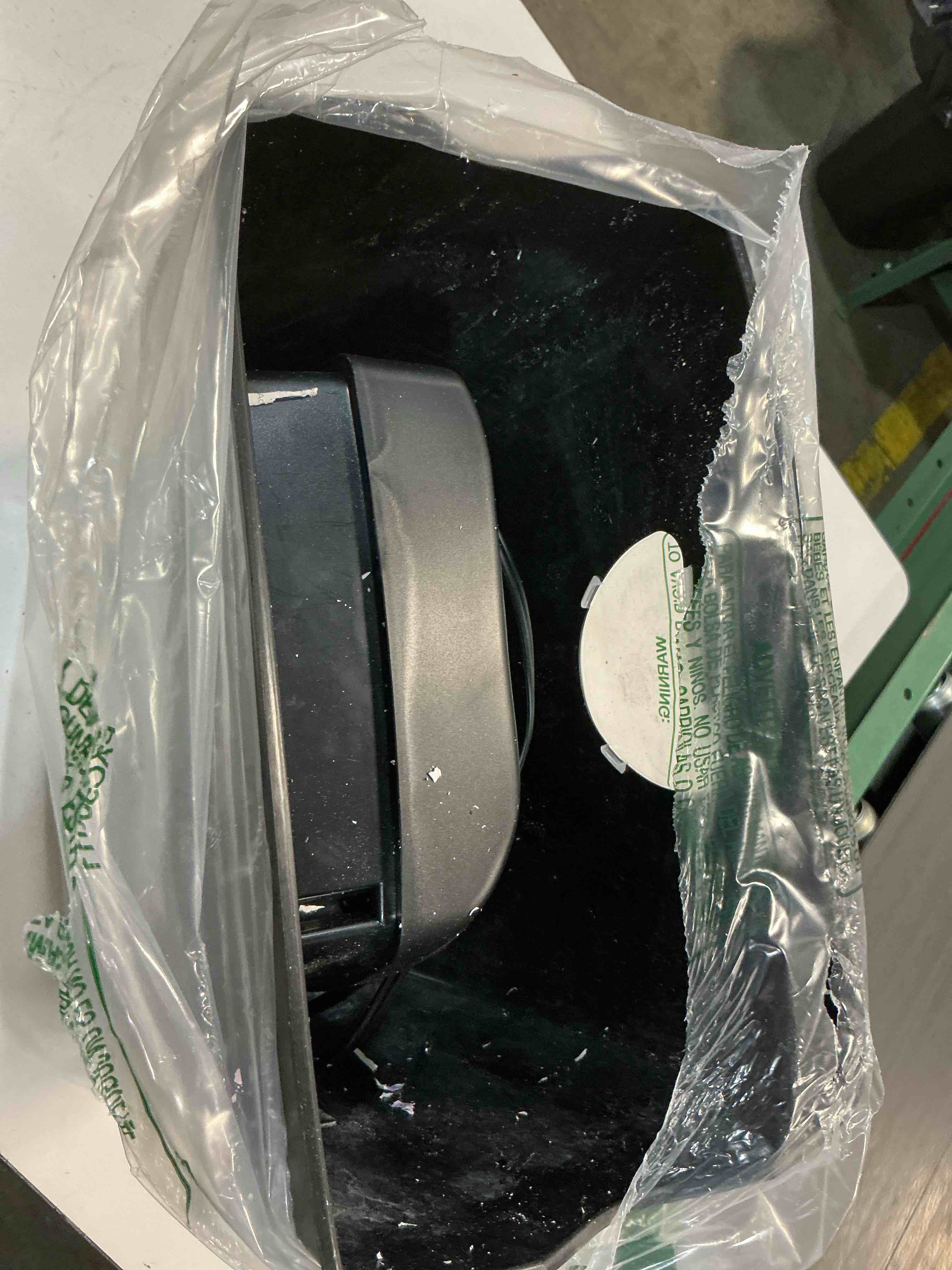 Condition photo showing As Is for paper shredder for home: with12 sheet cross cut,5.55-gallon basket, p-4 security,shred for cards/cds/staples/clips - jam proof system for office home