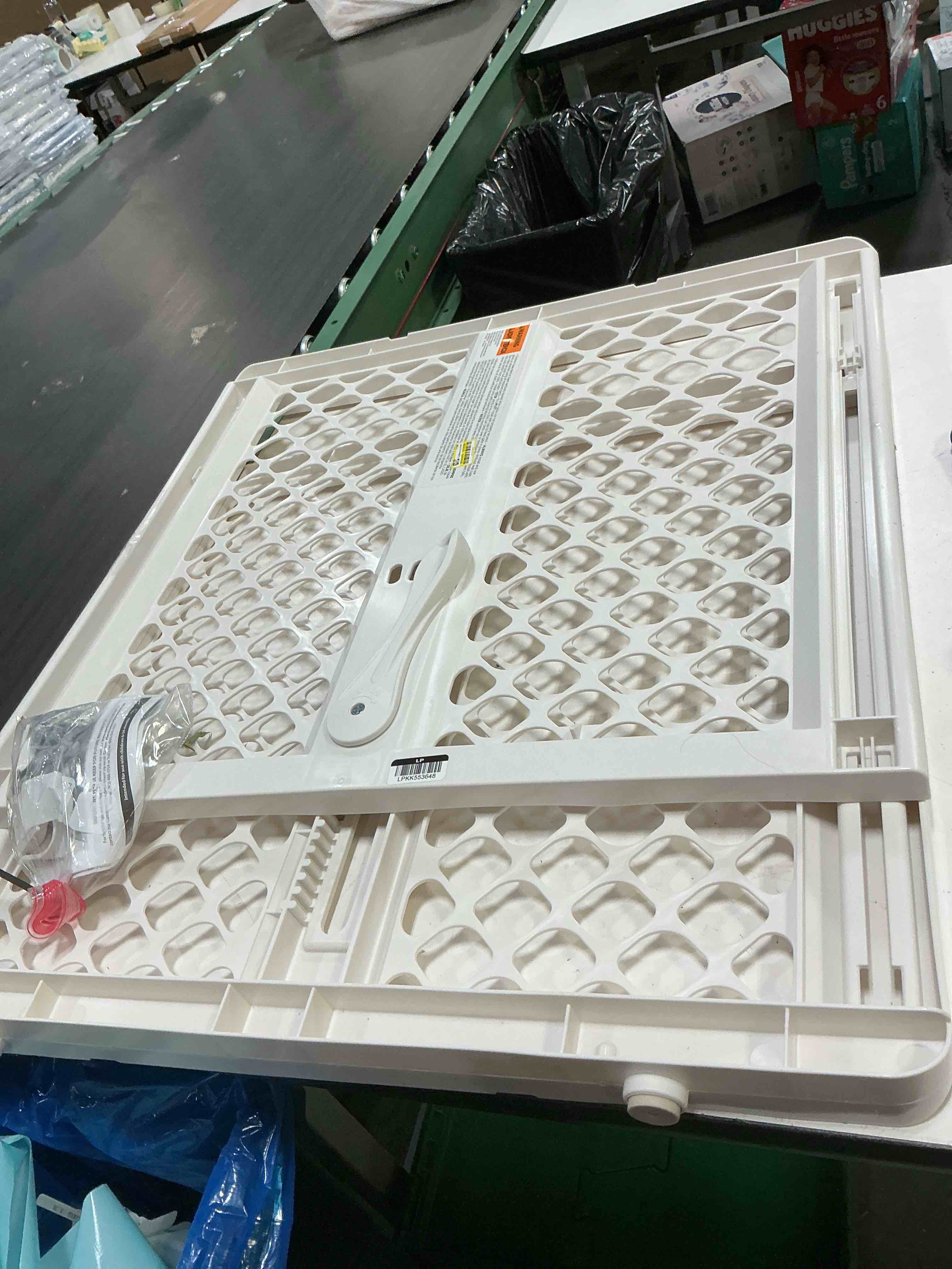 Condition photo showing Good Condition for toddleroo by north states 2-in-1 supergate secure plastic gate - white