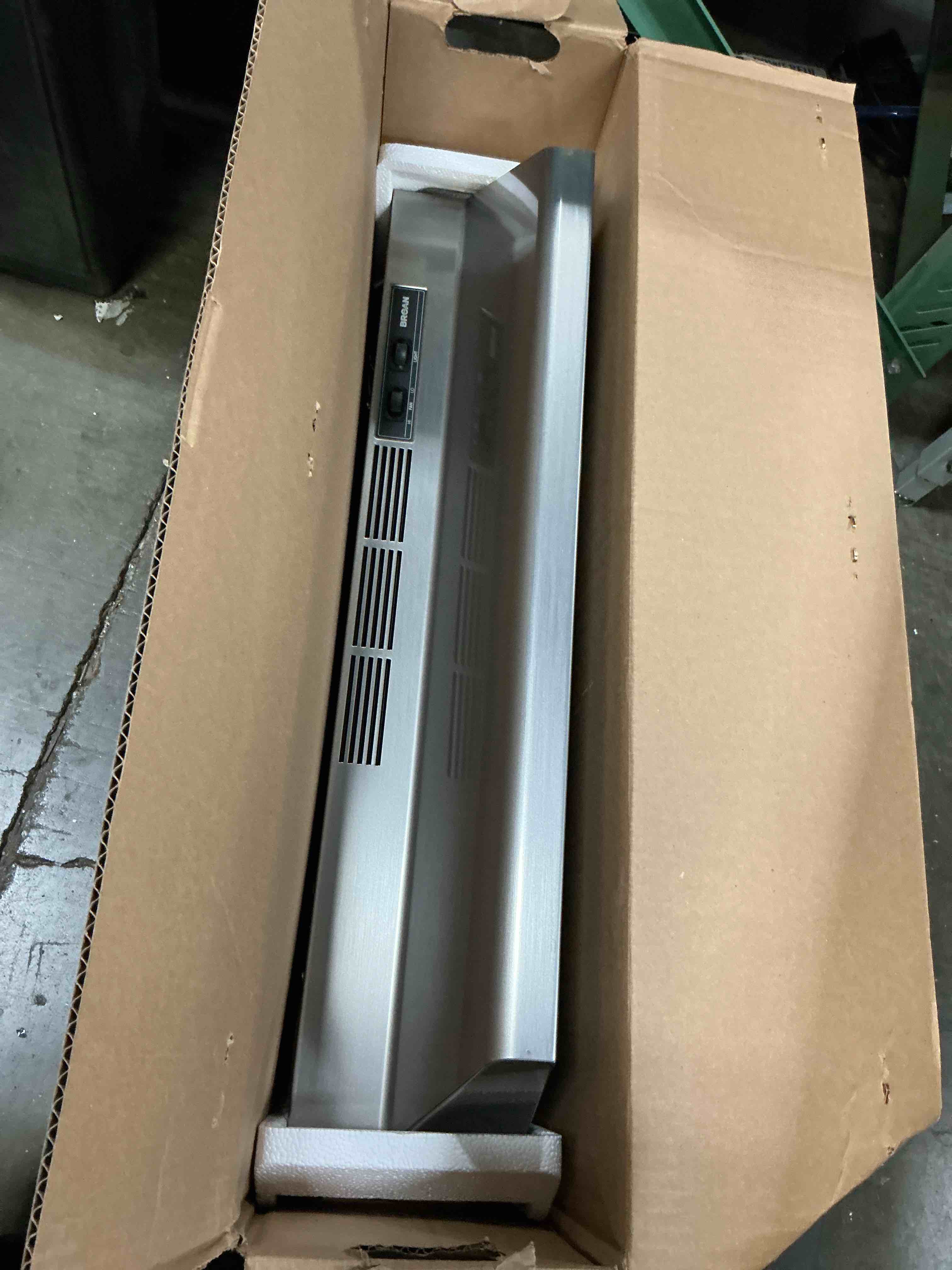 Condition photo showing Good Condition for broan-nutone 4130sf fingerprint resistant ductless under-cabinet range hood, 30-inch, stainless finish with print guard