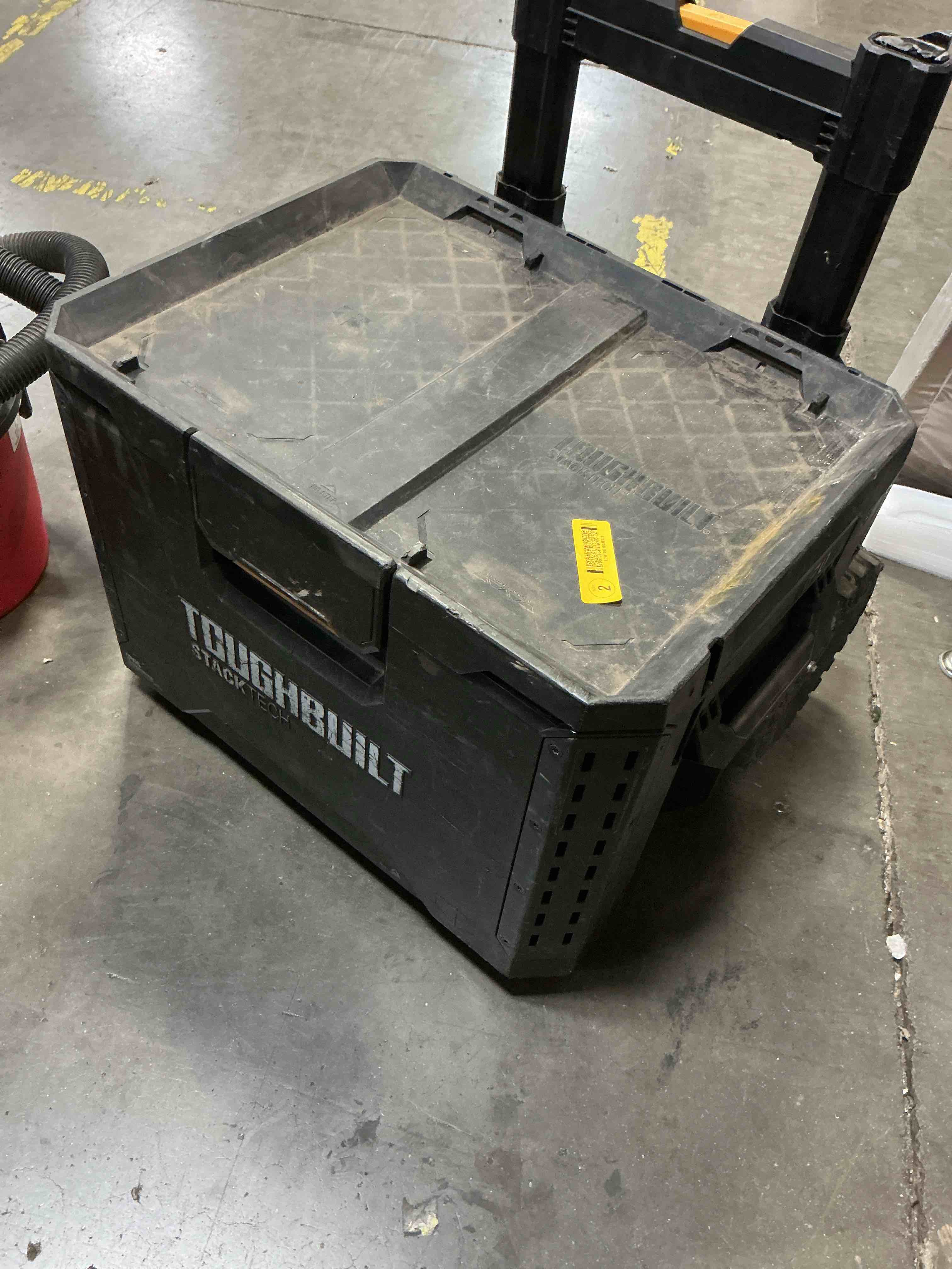Condition photo showing As Is for teighbuilt stacktech rolling tool box 