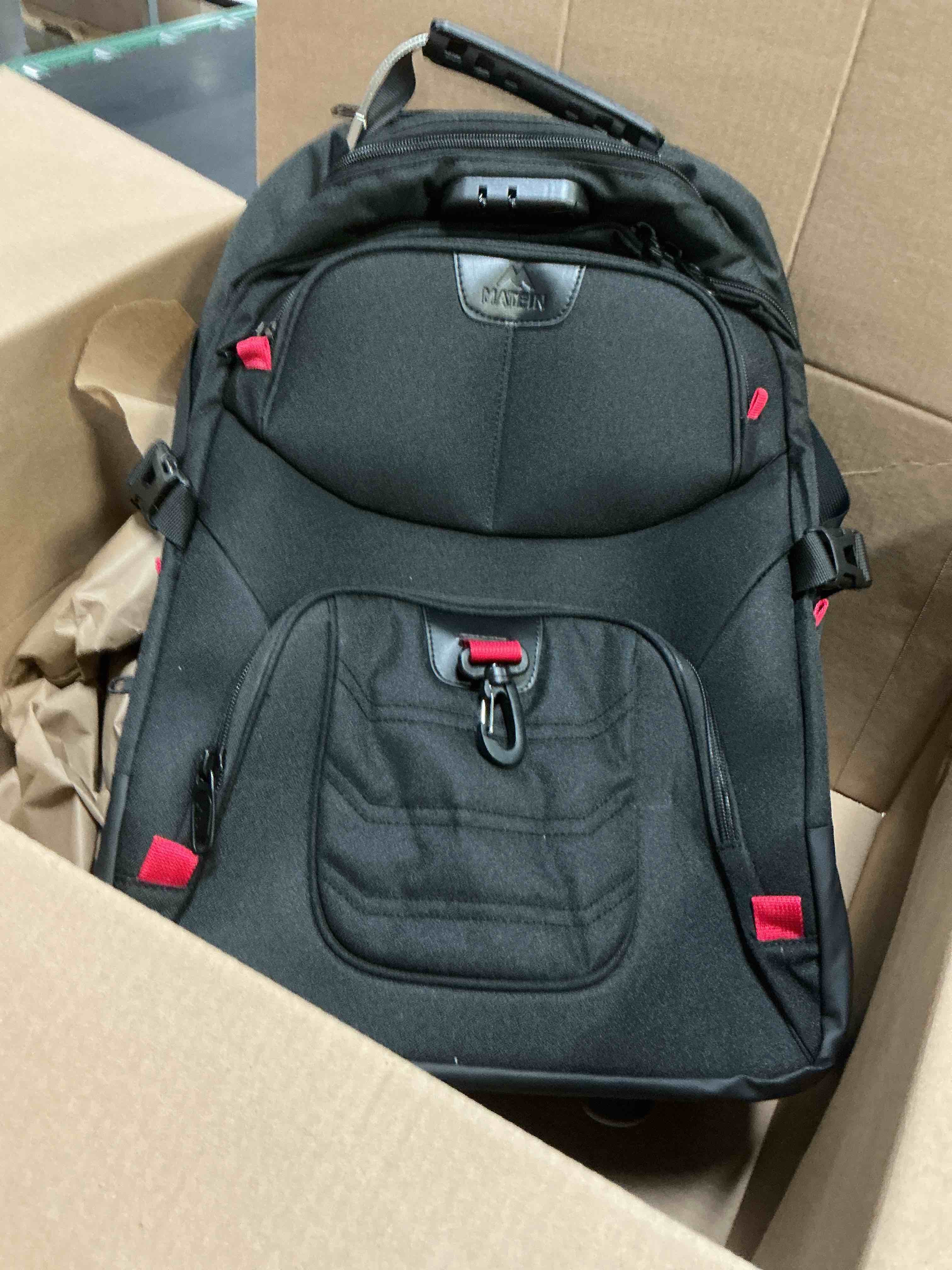 Condition photo showing Good Condition for rolling bag with sturdy wheels