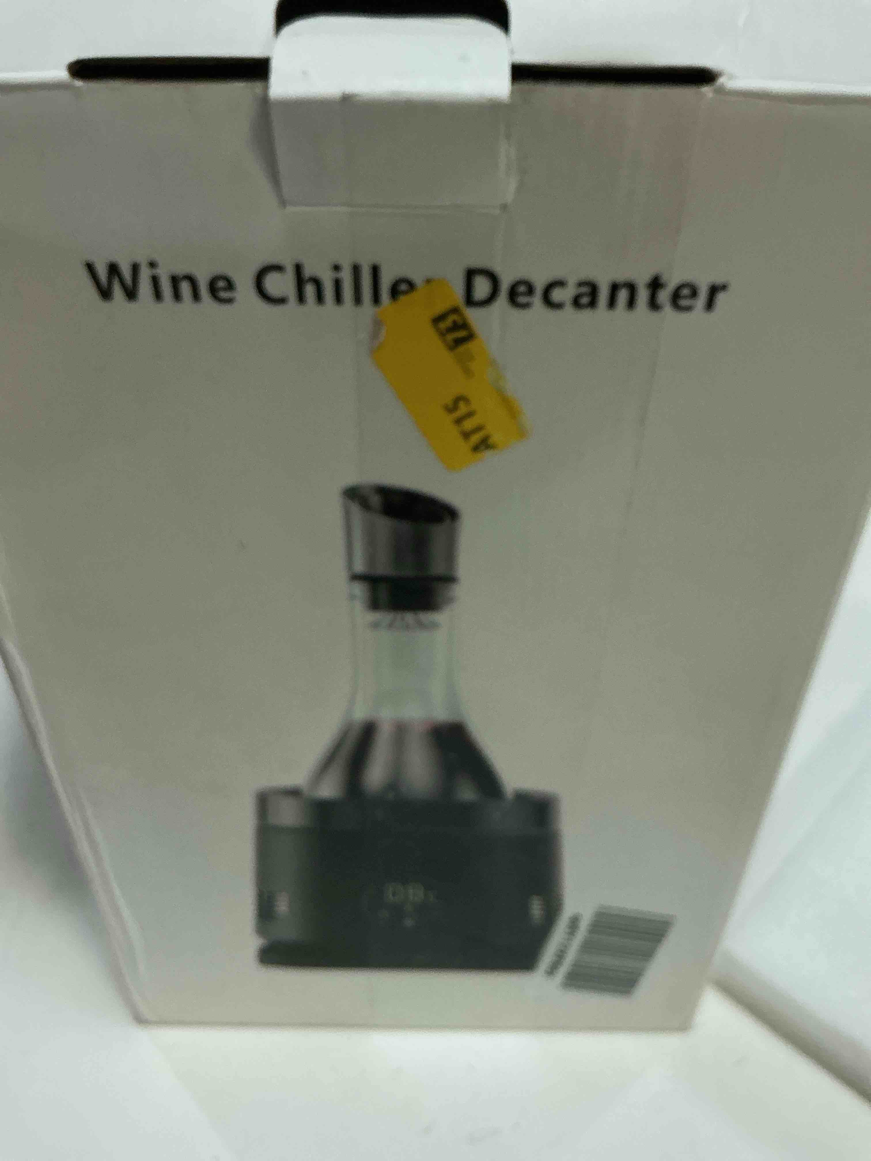 Condition photo showing Good Condition for aichiller electric wine chiller and decanter with led light - 1500ml/50oz glass carafe with lid for wine, iced tea, juice