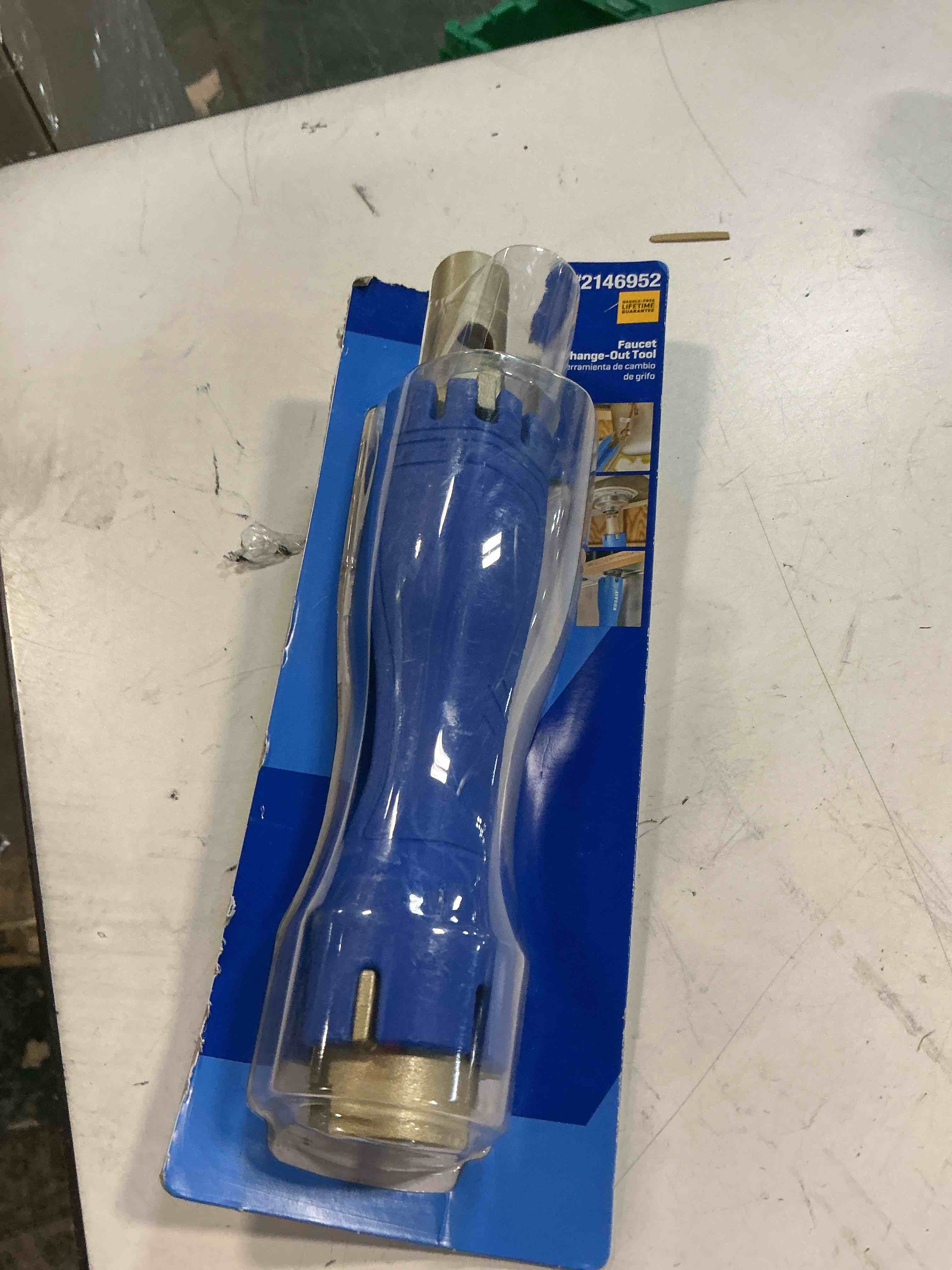 Condition photo showing As Is for duratech faucet wrench, sink wrench, 8 in 1 plumbing wrench, faucet installation and removal tool for plumbing repair(similar)