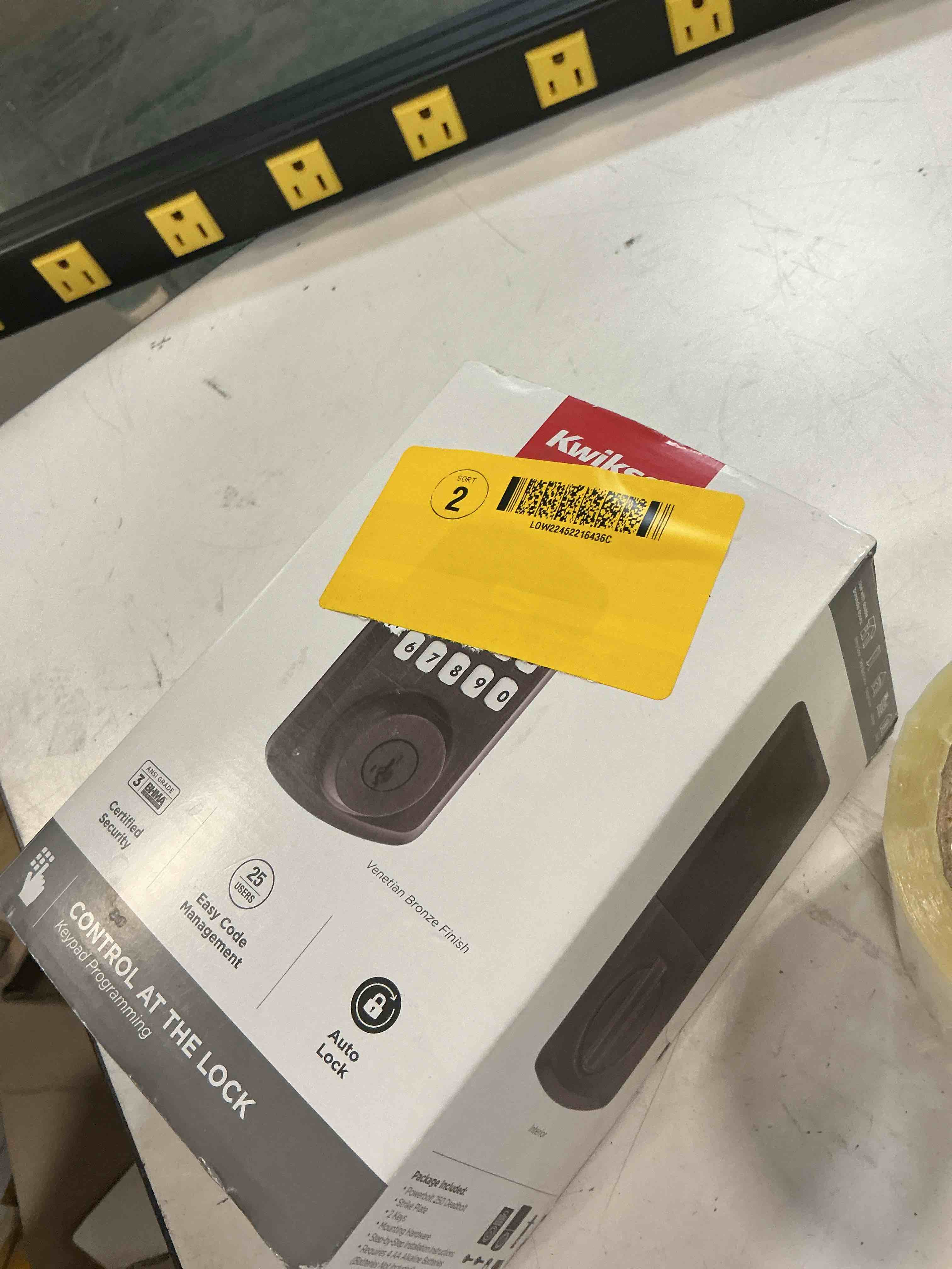 Condition photo showing Good Condition for kwikset 250 trs 11p smt power keyless entry deadbolt  bronze - quantity 1