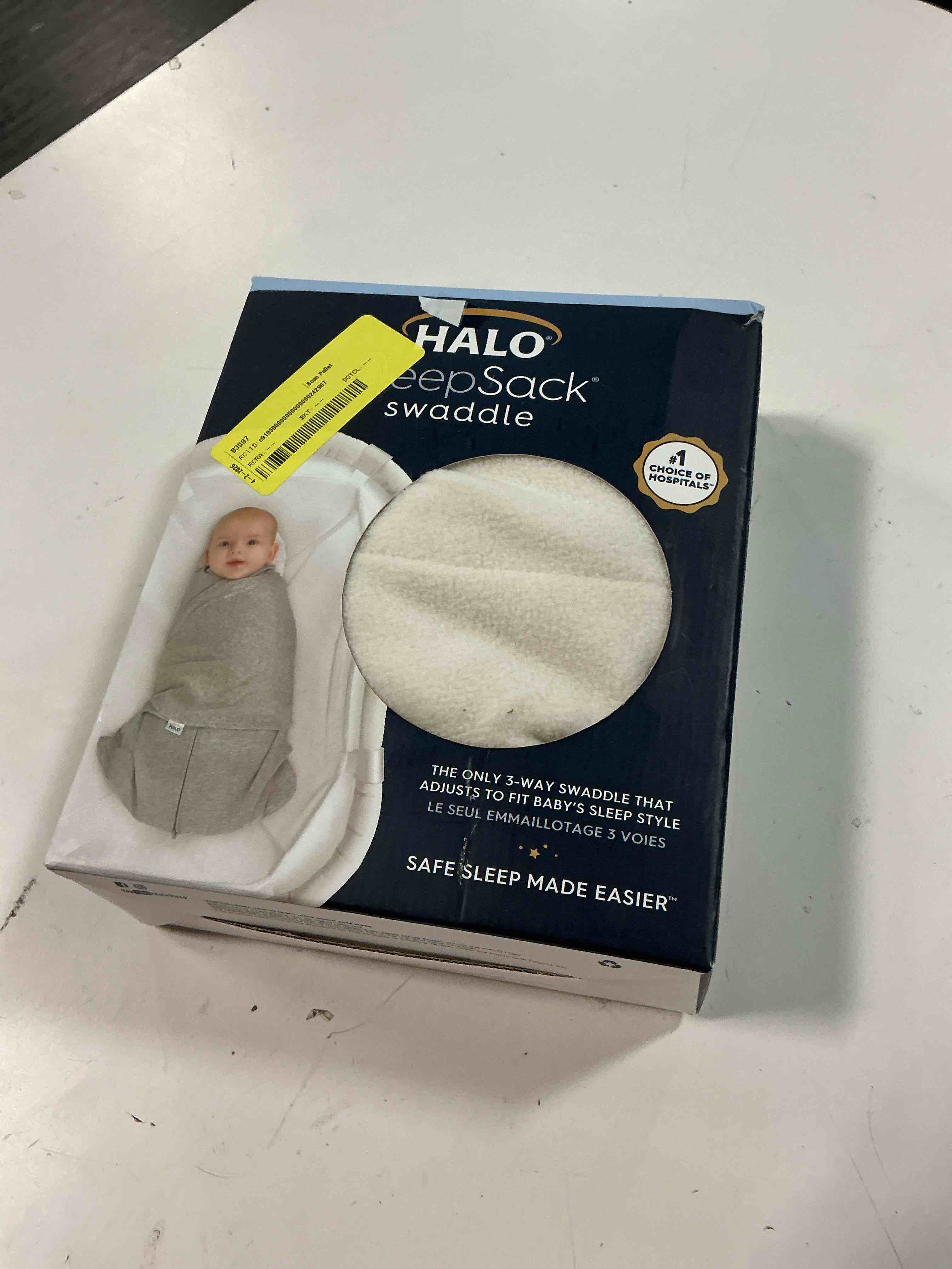 Condition photo showing Good Condition for halo® sleepsack® swaddle  micro-fleece  cream  infant  unisex  small  3-6 months