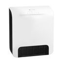 utilitech white modern slimline infrared quartz heater 1500w wall hangable