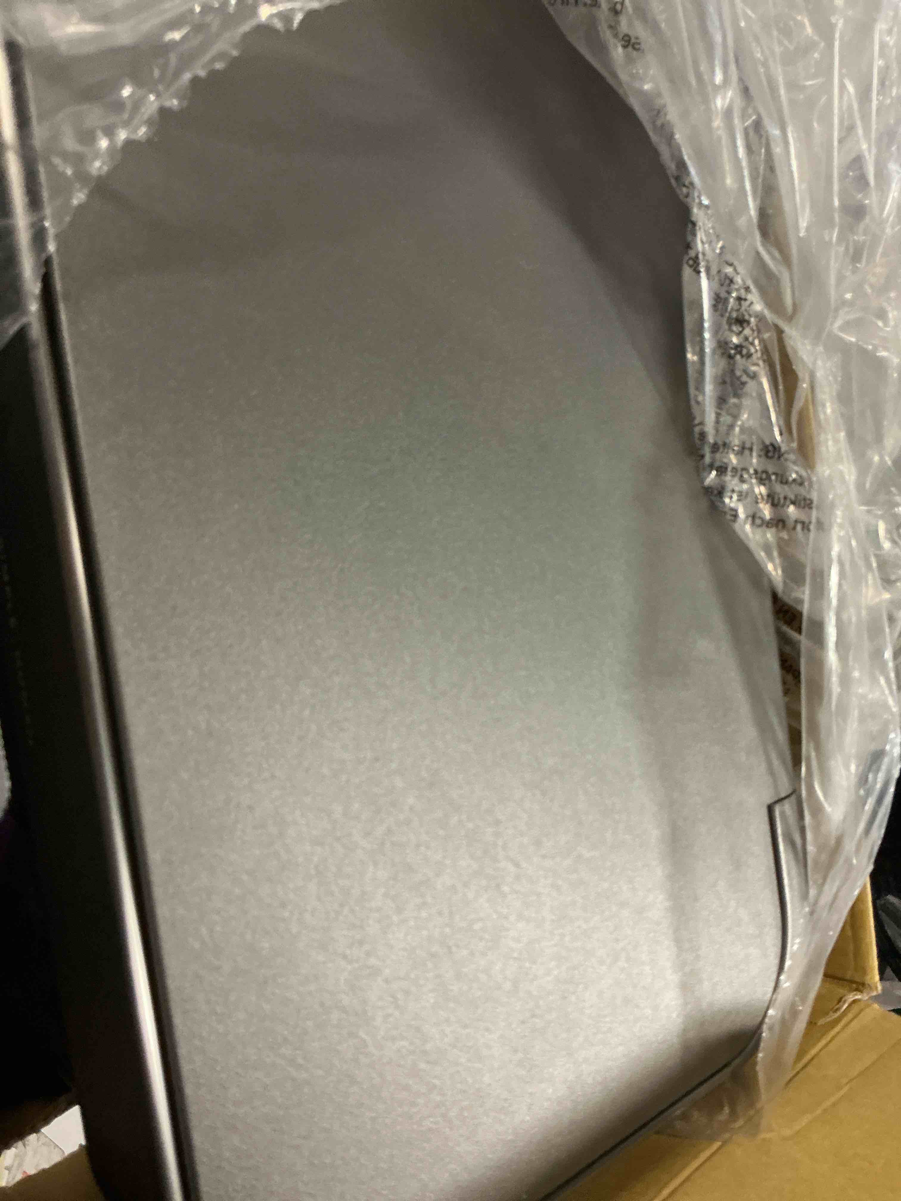 Condition photo showing Good Condition for simplehuman 45 liter / 12 gallon liter rectangular hands-free kitchen step trash can with soft-close lid, brushed stainless steel with plastic lid brushed stainless steel (with plastic lid) 45 liters