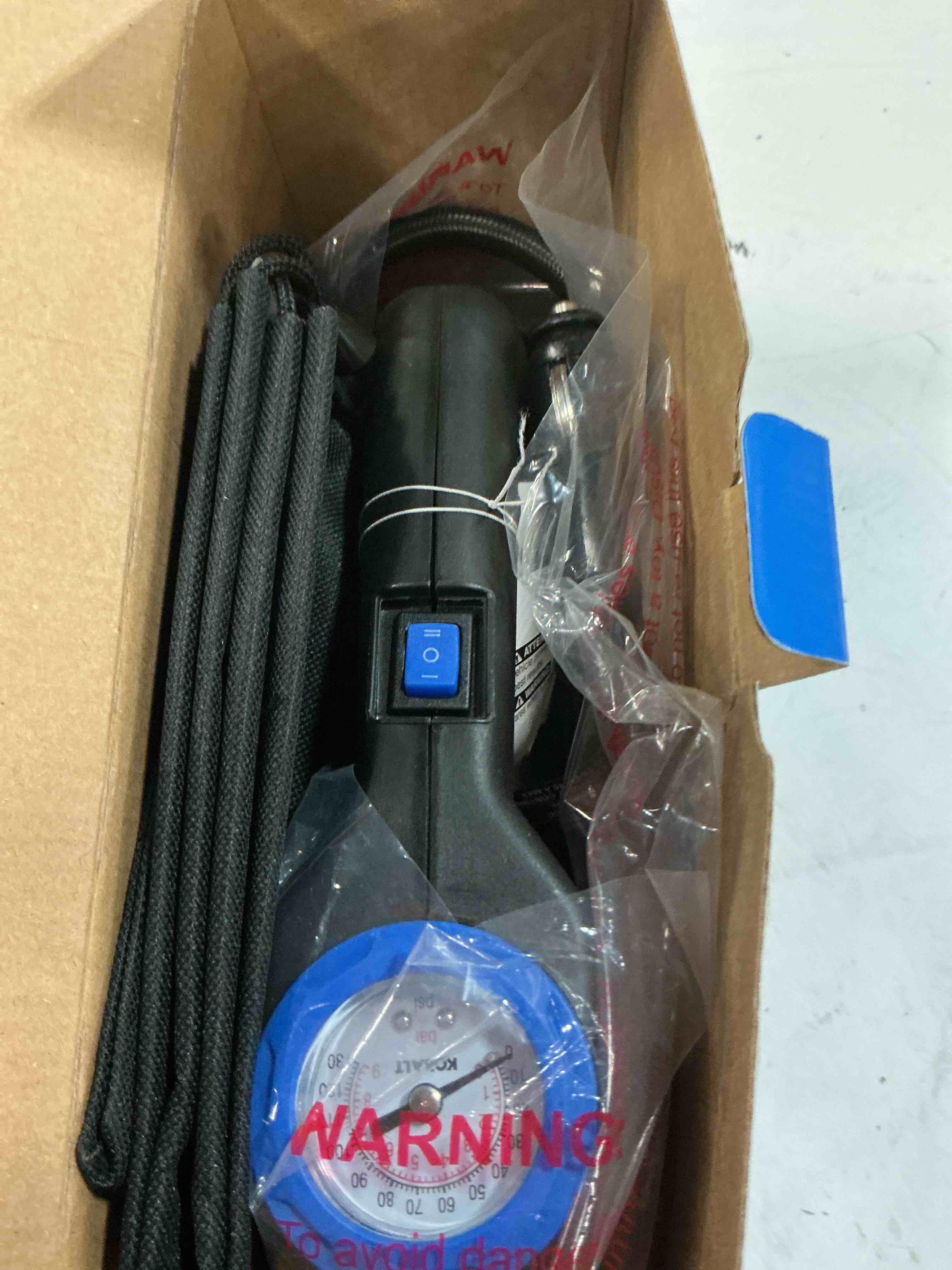 Condition photo showing Good Condition for kobalt 12-volt car air inflator